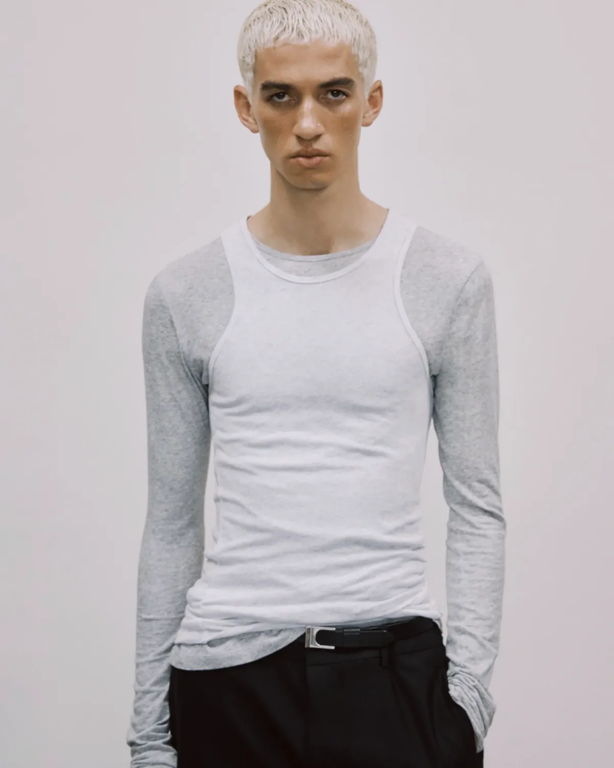 Muscle Tank Top Heather Grey - Image 3