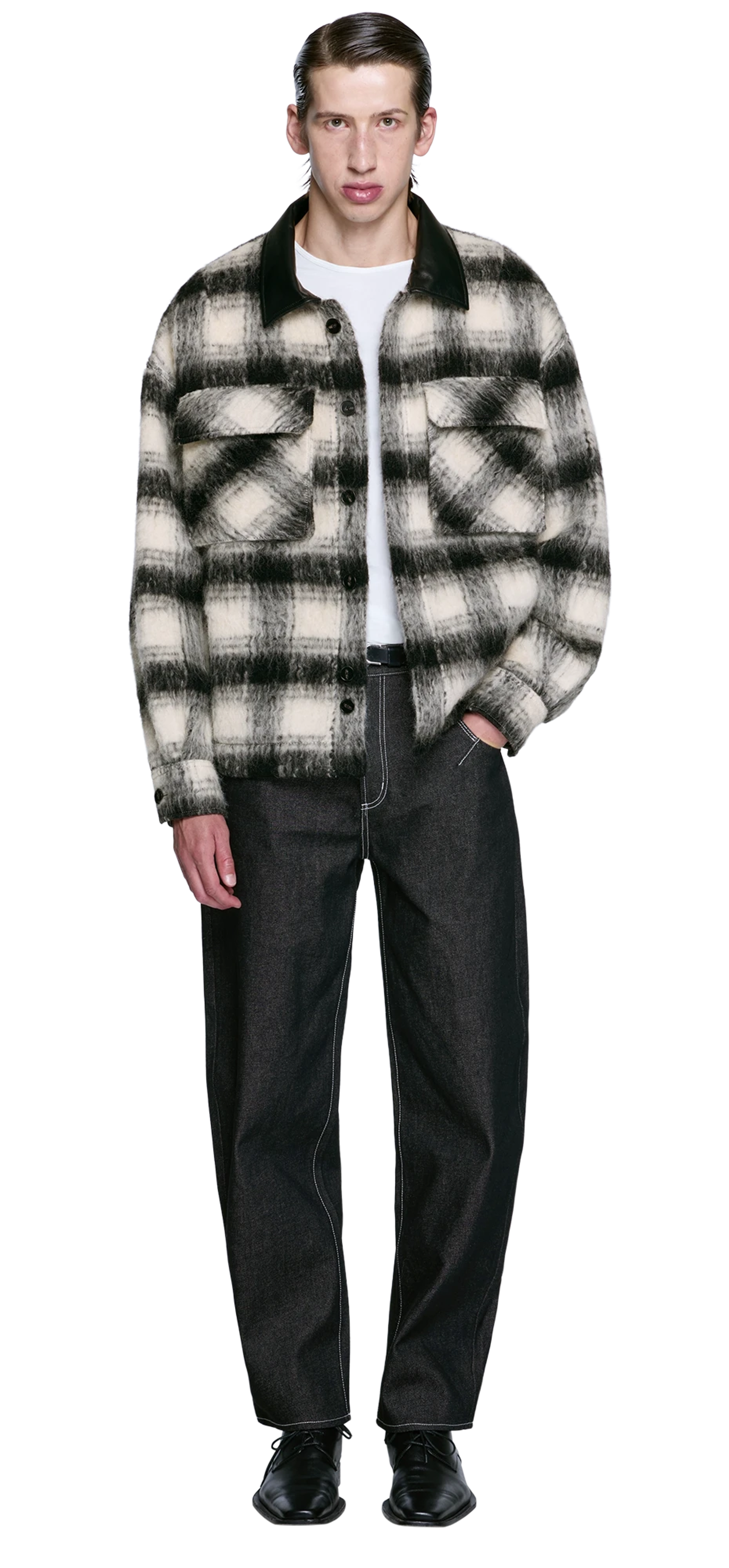 fjord-shirt-monochrome character front view