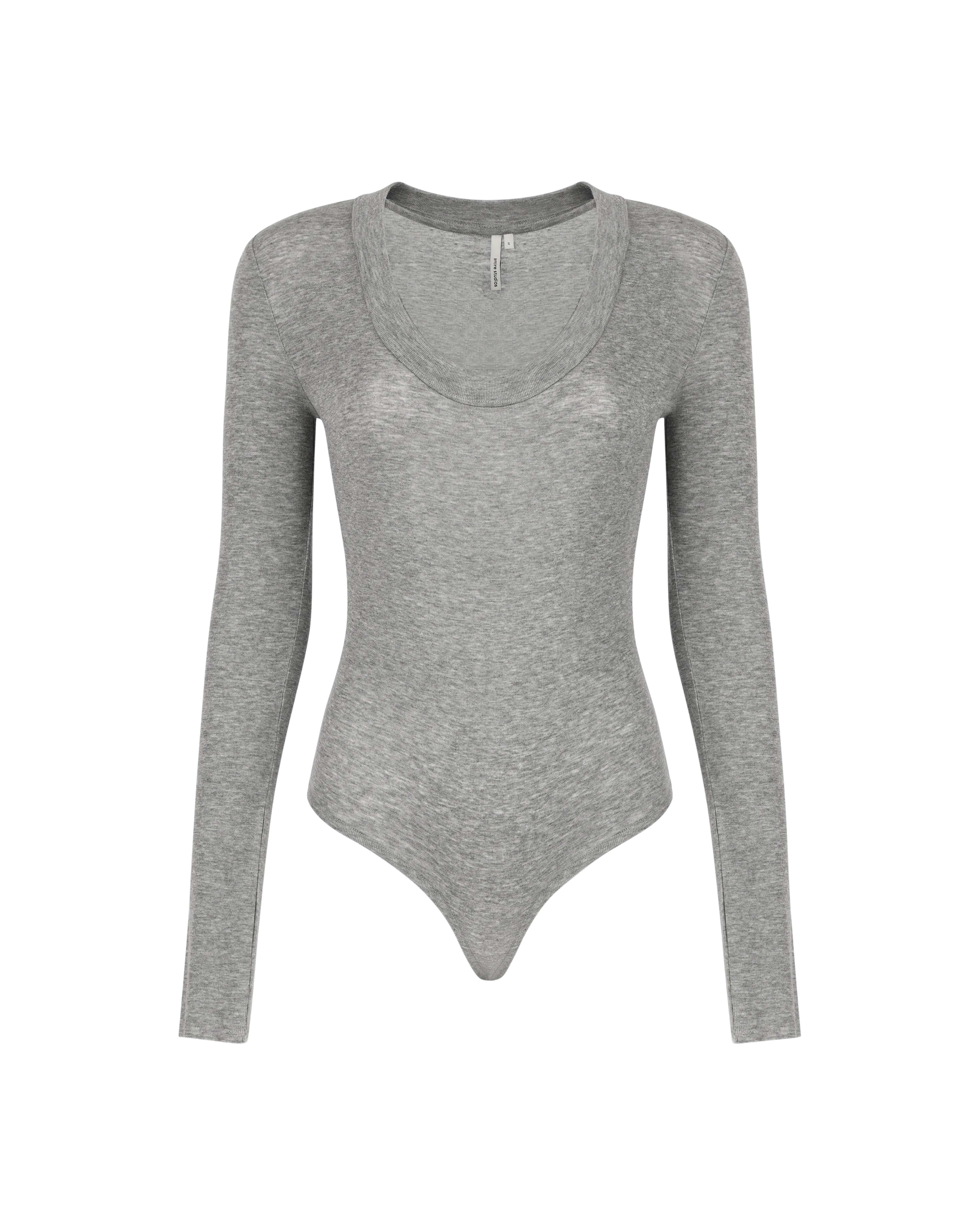 Circle Neck Bodysuit Silver Grain - Image 5