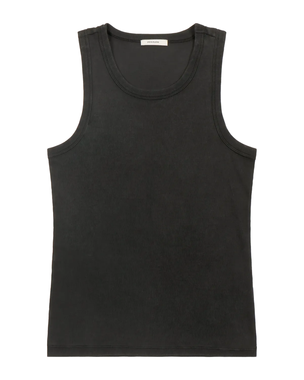 Rib Tank Washed Black - Image 4