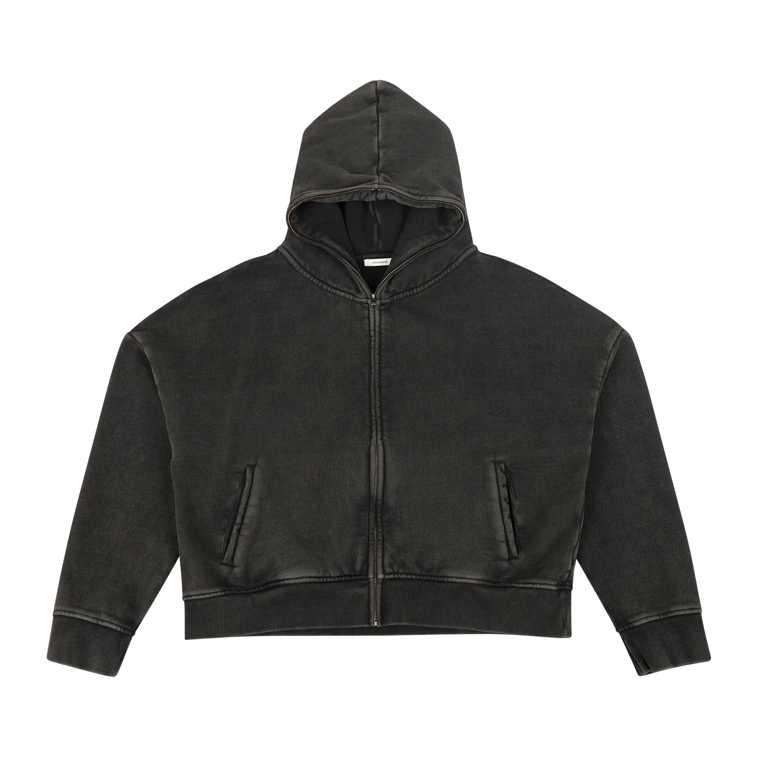 トップス entire studios Eternal Zip WASHED BLACK eternal zip washed black - entire studios