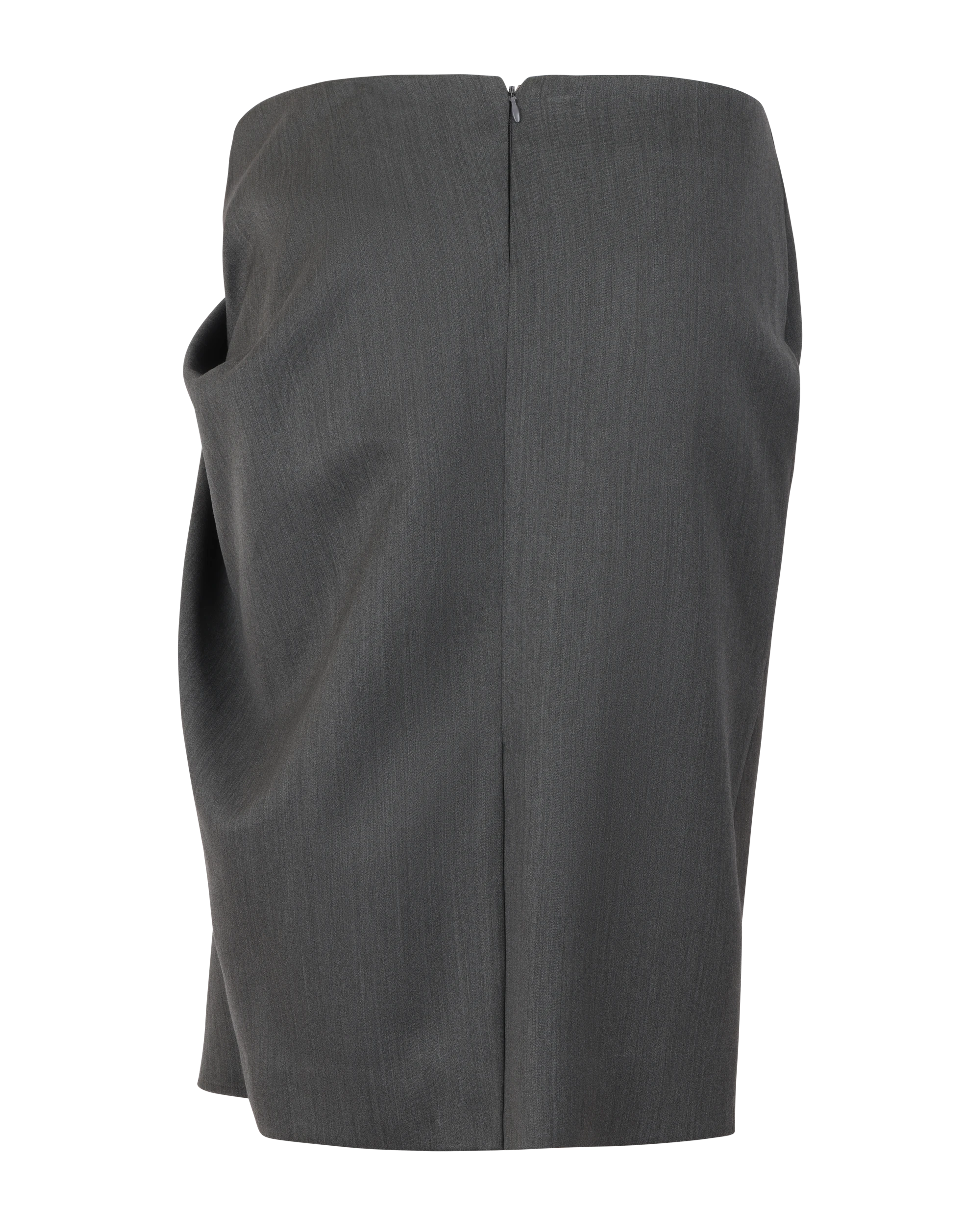 Crease Skirt Grey - Image 3