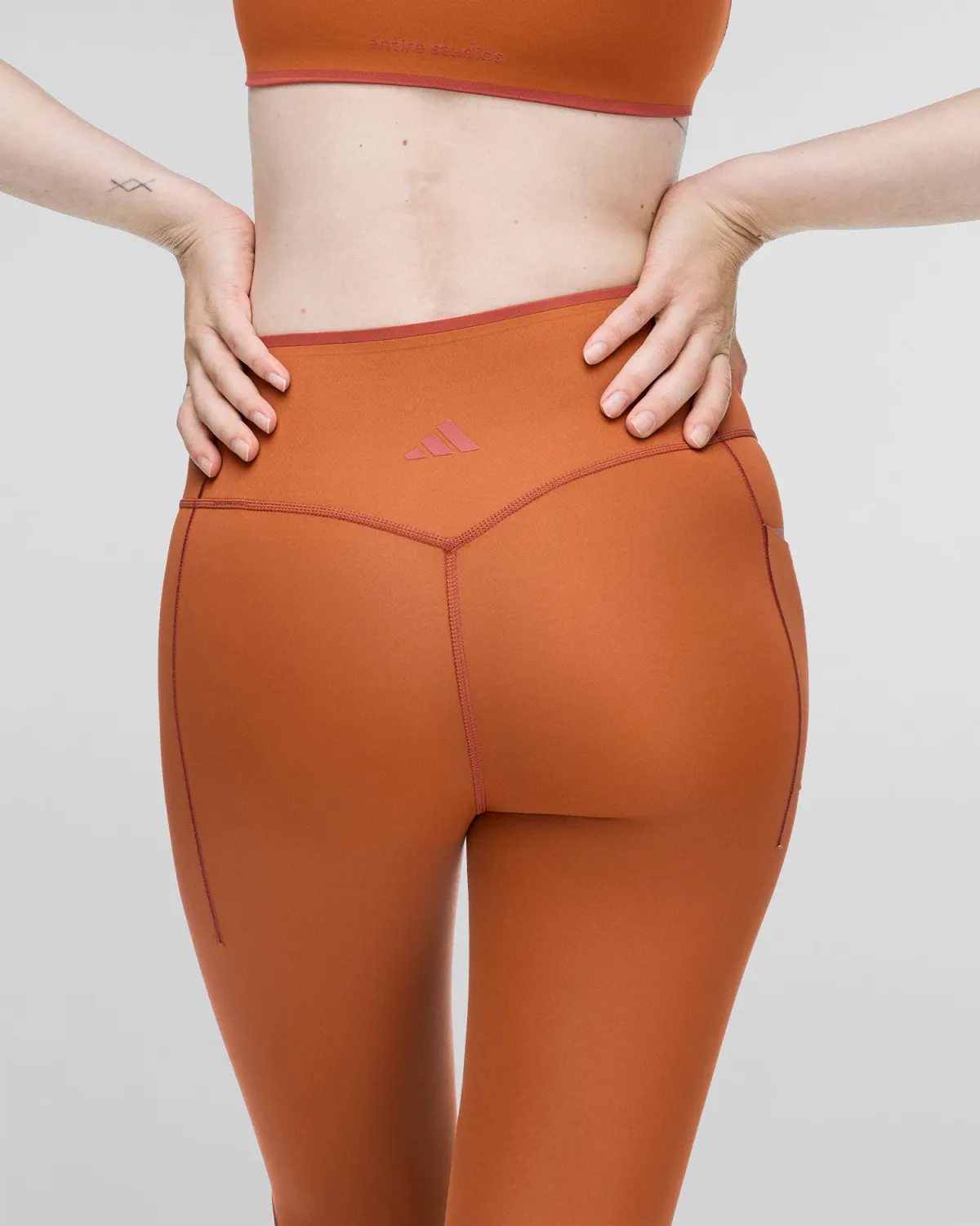 Optime Training Capri Leggings Fox Red - Image 5
