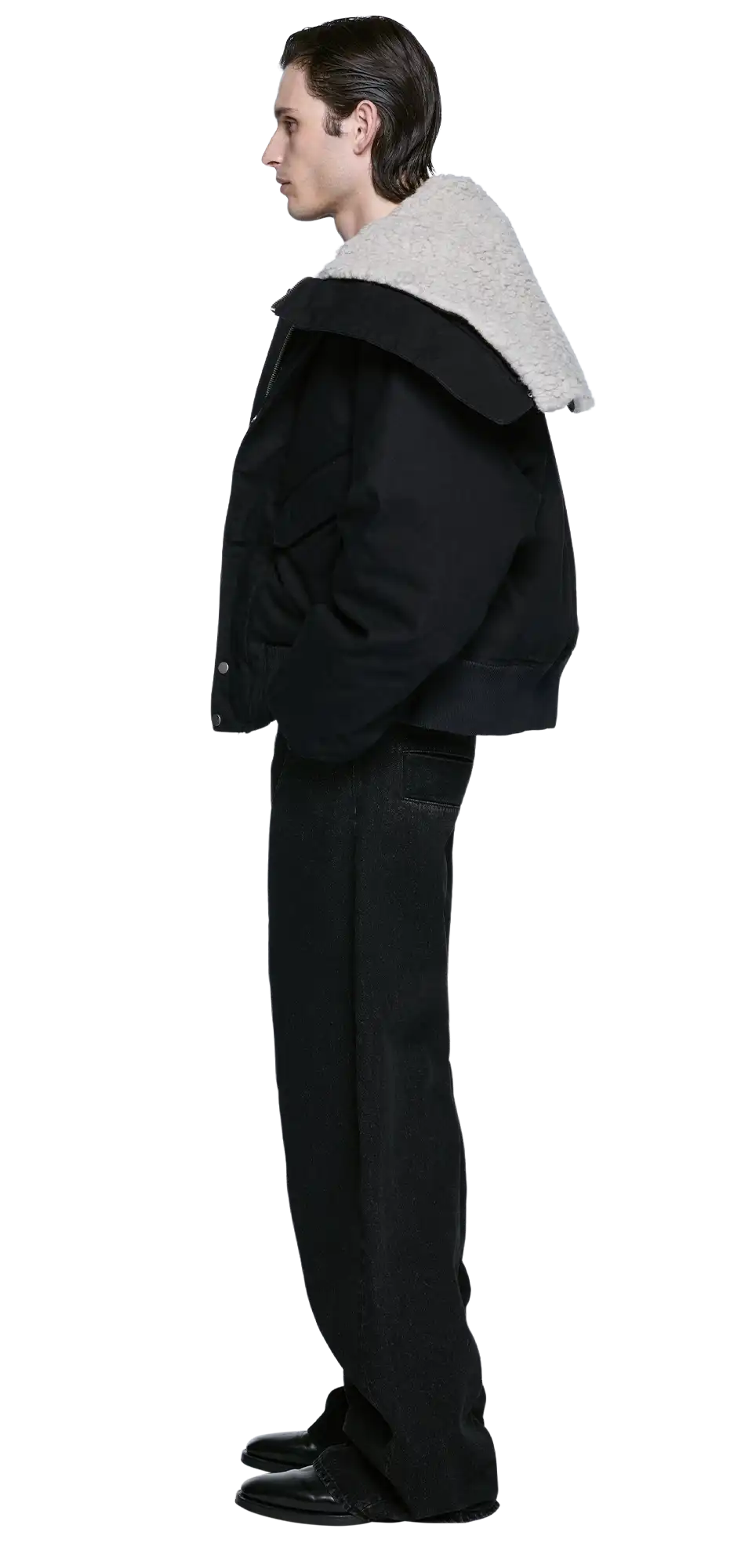 portal-jacket-blue-black character left view