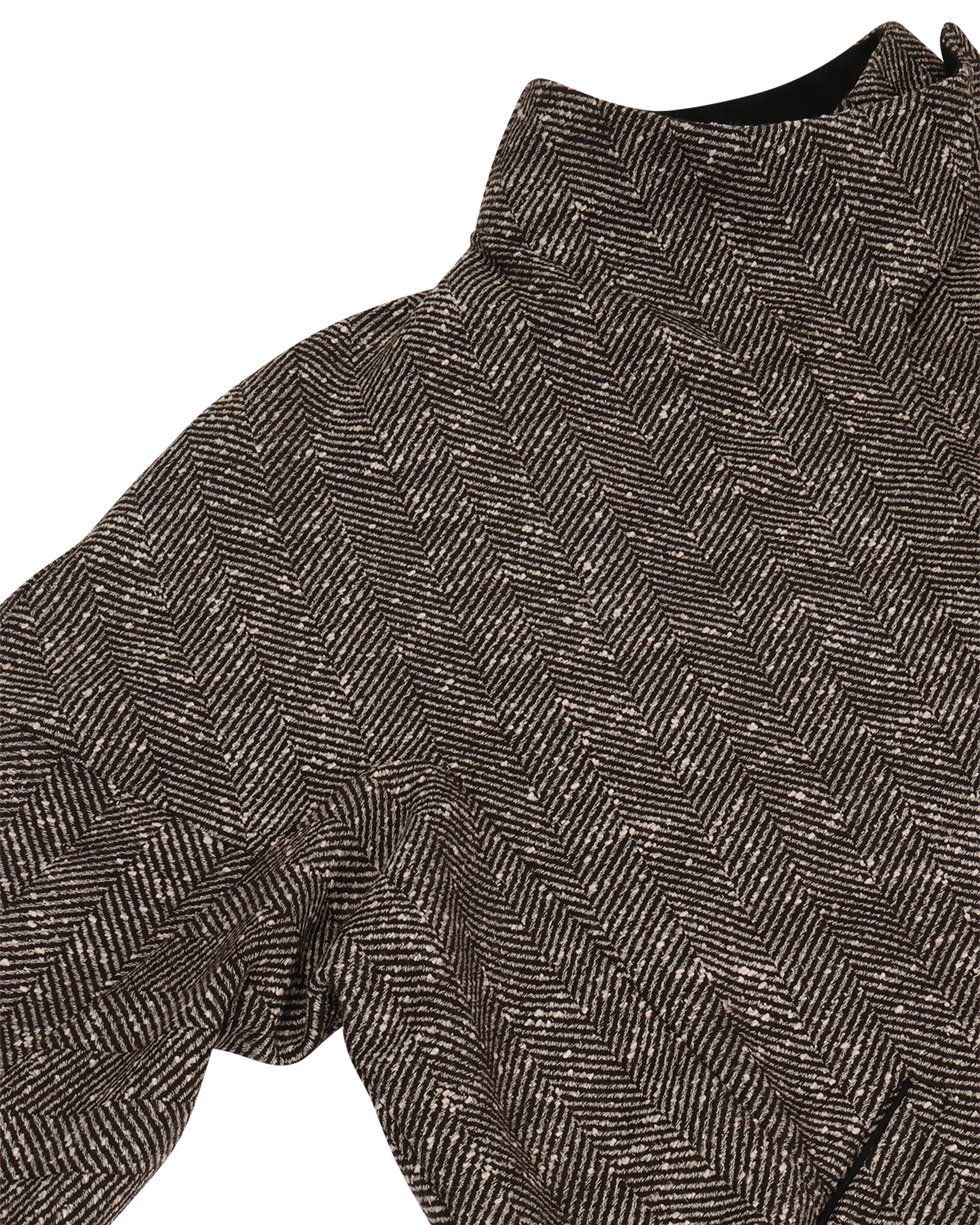 Contrast Aviator Jacket Brindle - Image 6