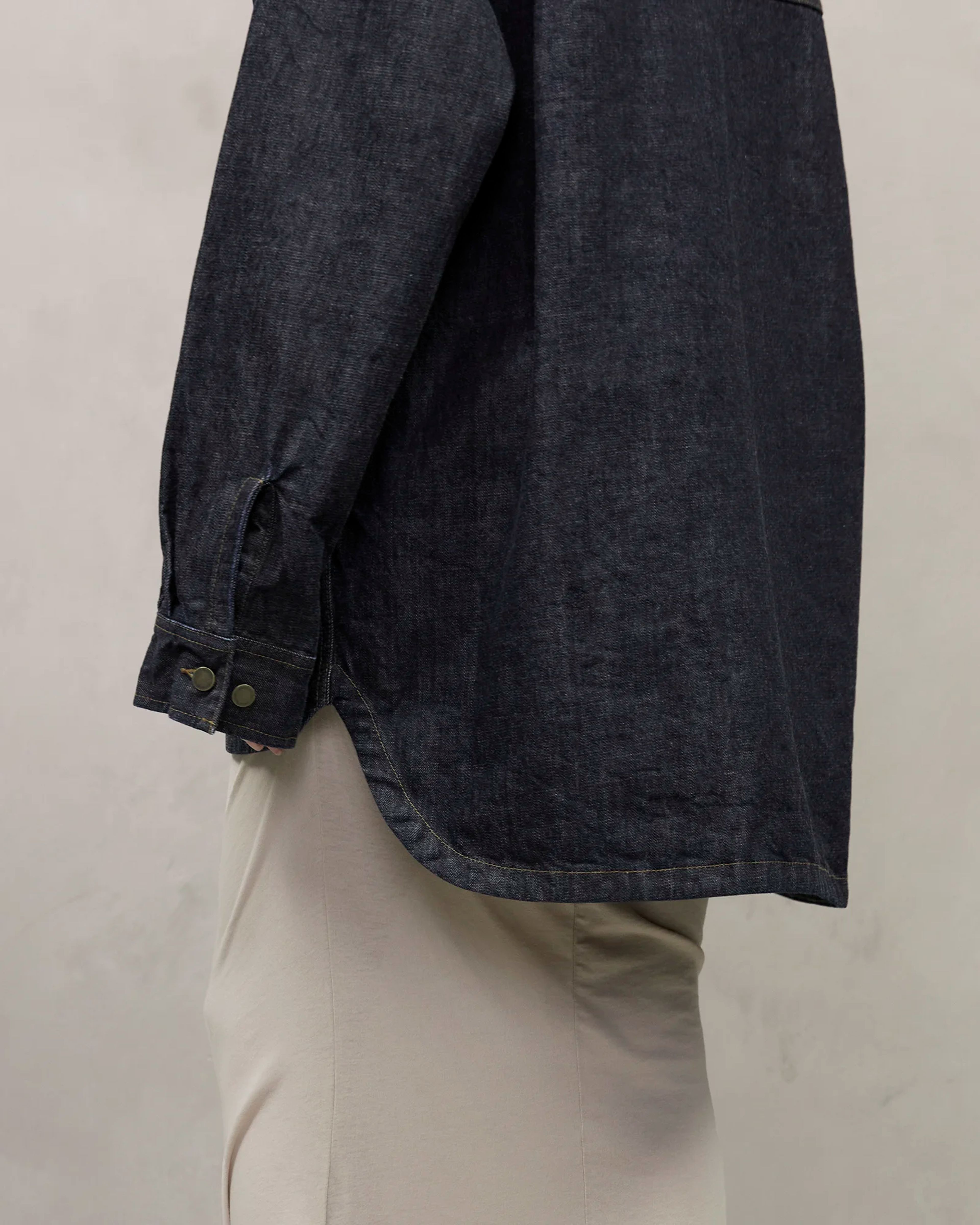 Herculean Shirt Raw Indigo - Image 4