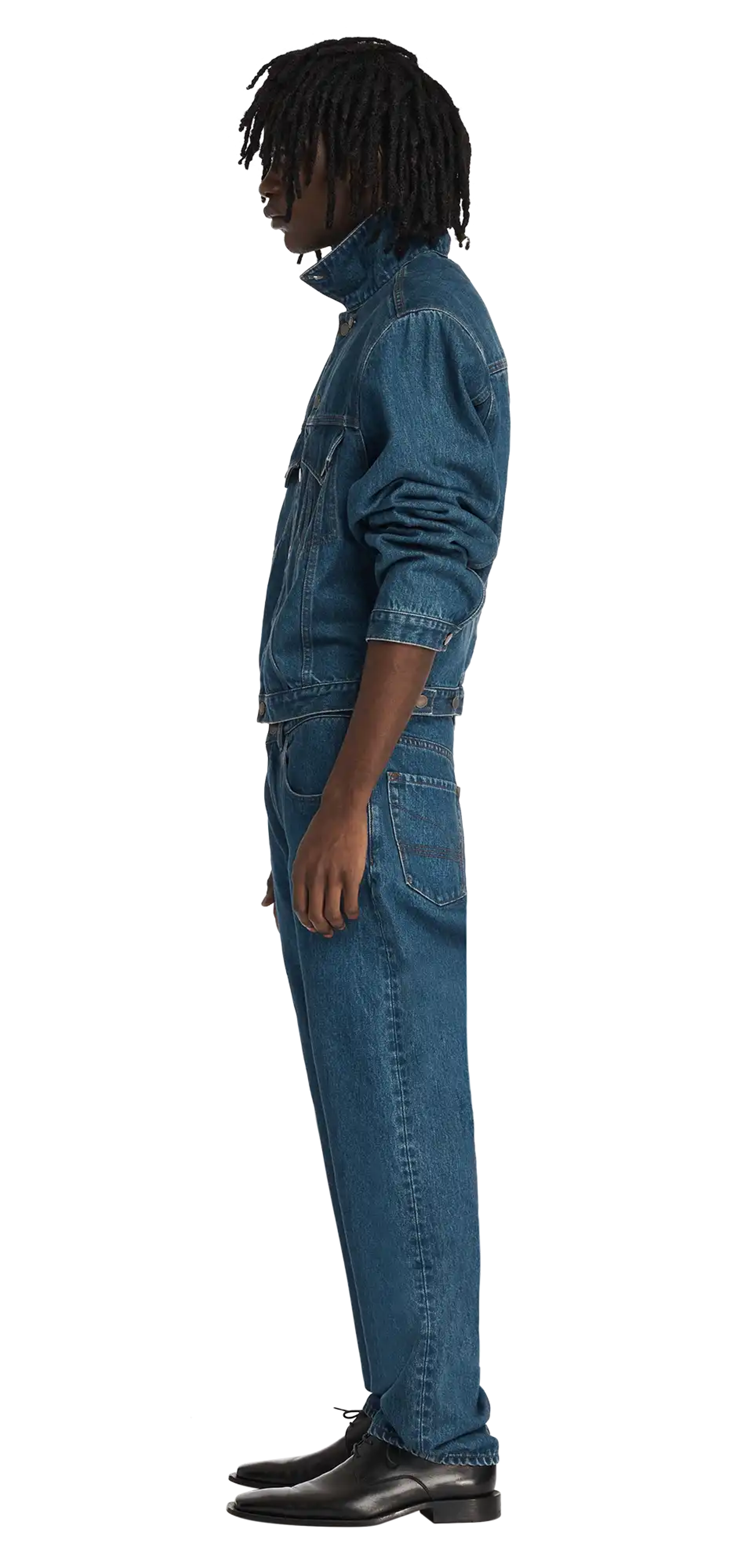 shrunken-denim-jacket-river-wash character left view