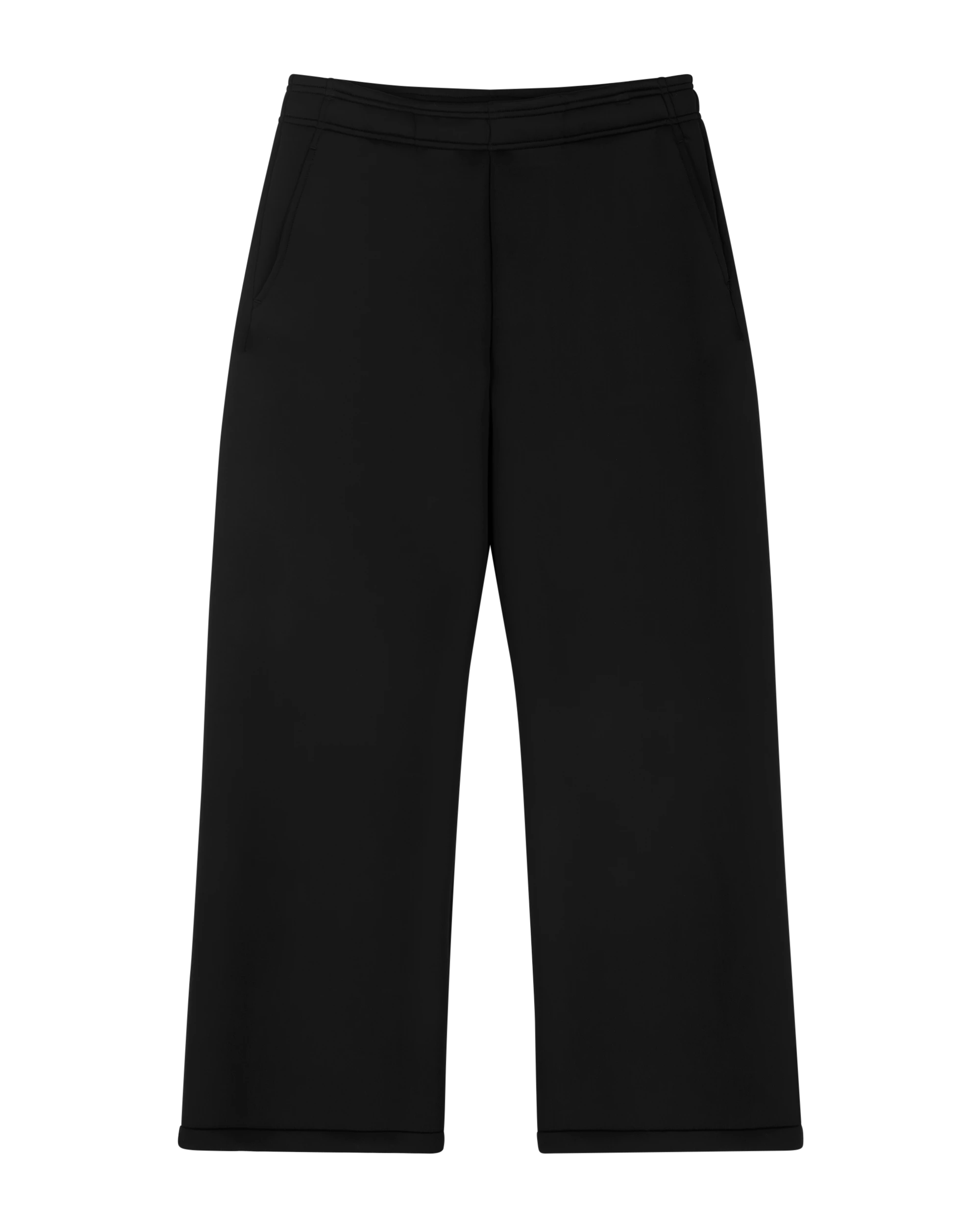 Straight Leg Scuba Sweat Black - Image 5