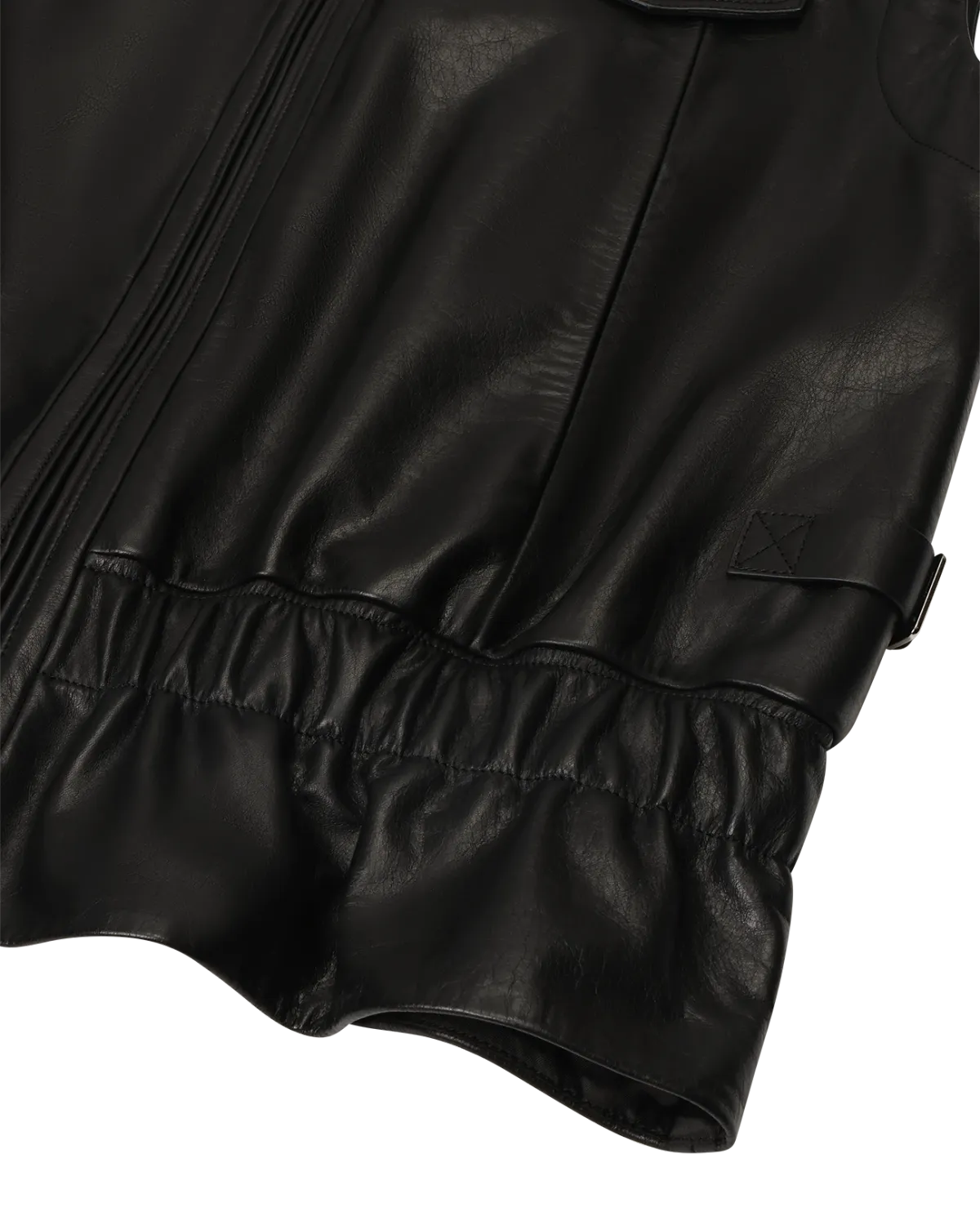Leather Vest Black Leather - Image 7