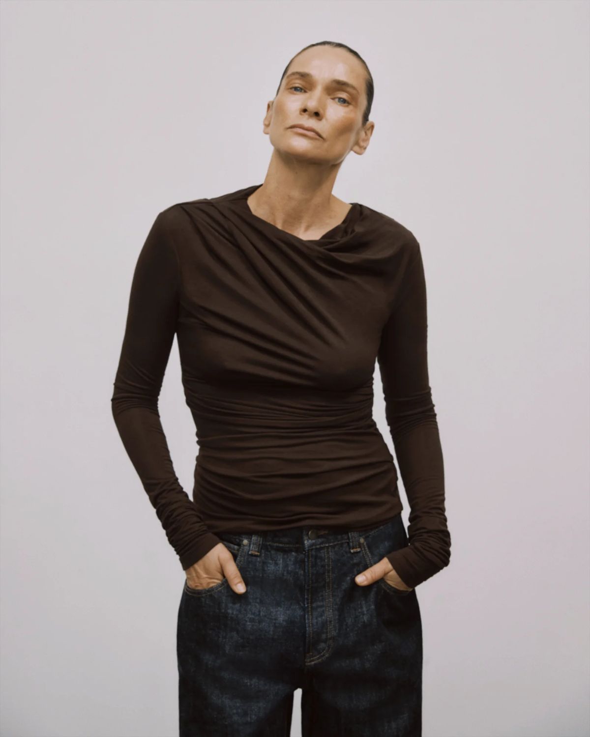 drape top tobacco - entire studios