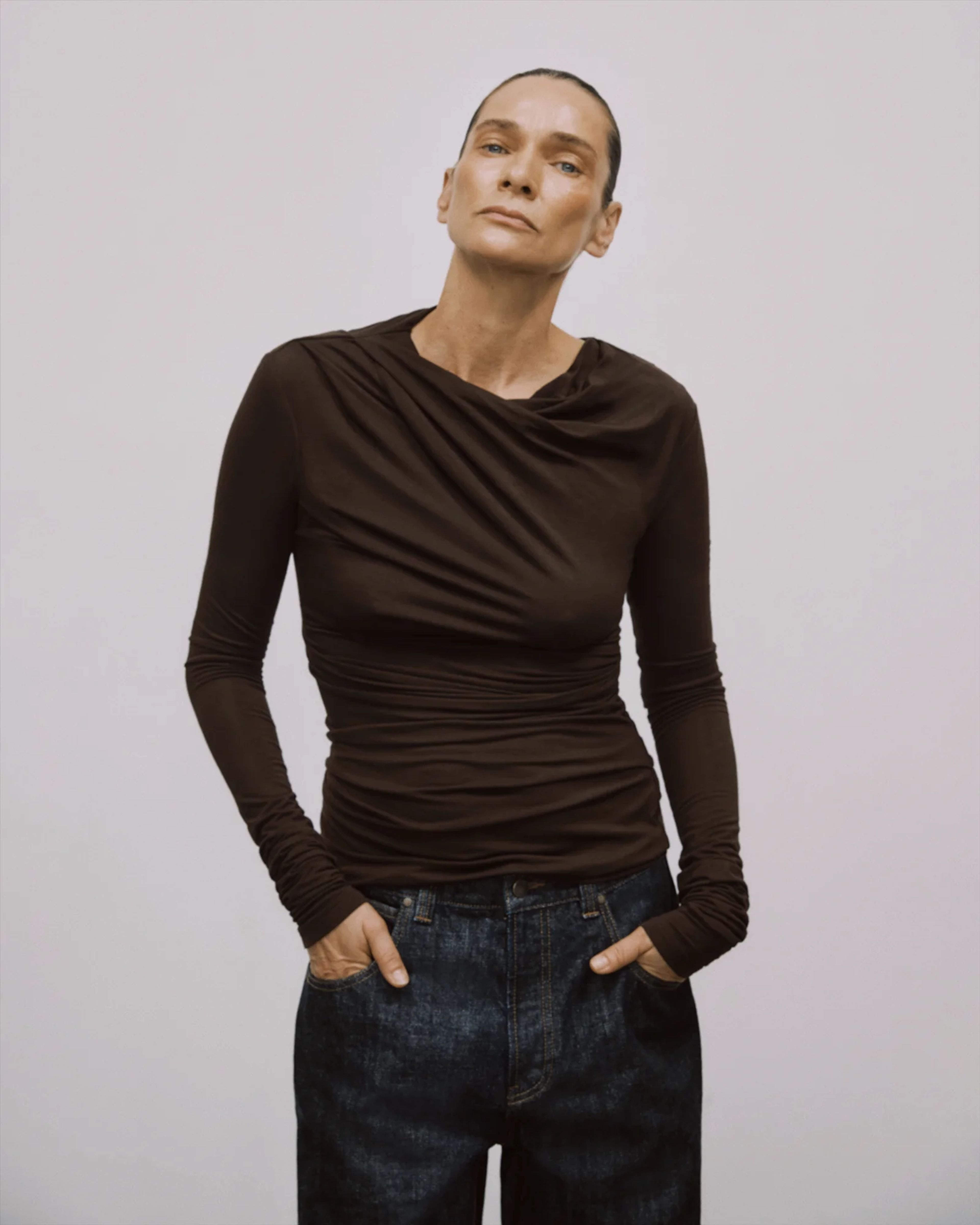 Drape Top Tobacco - Image 1