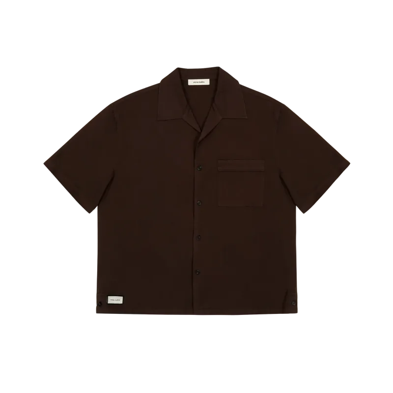 ss-pajama-shirt-brunette garment view