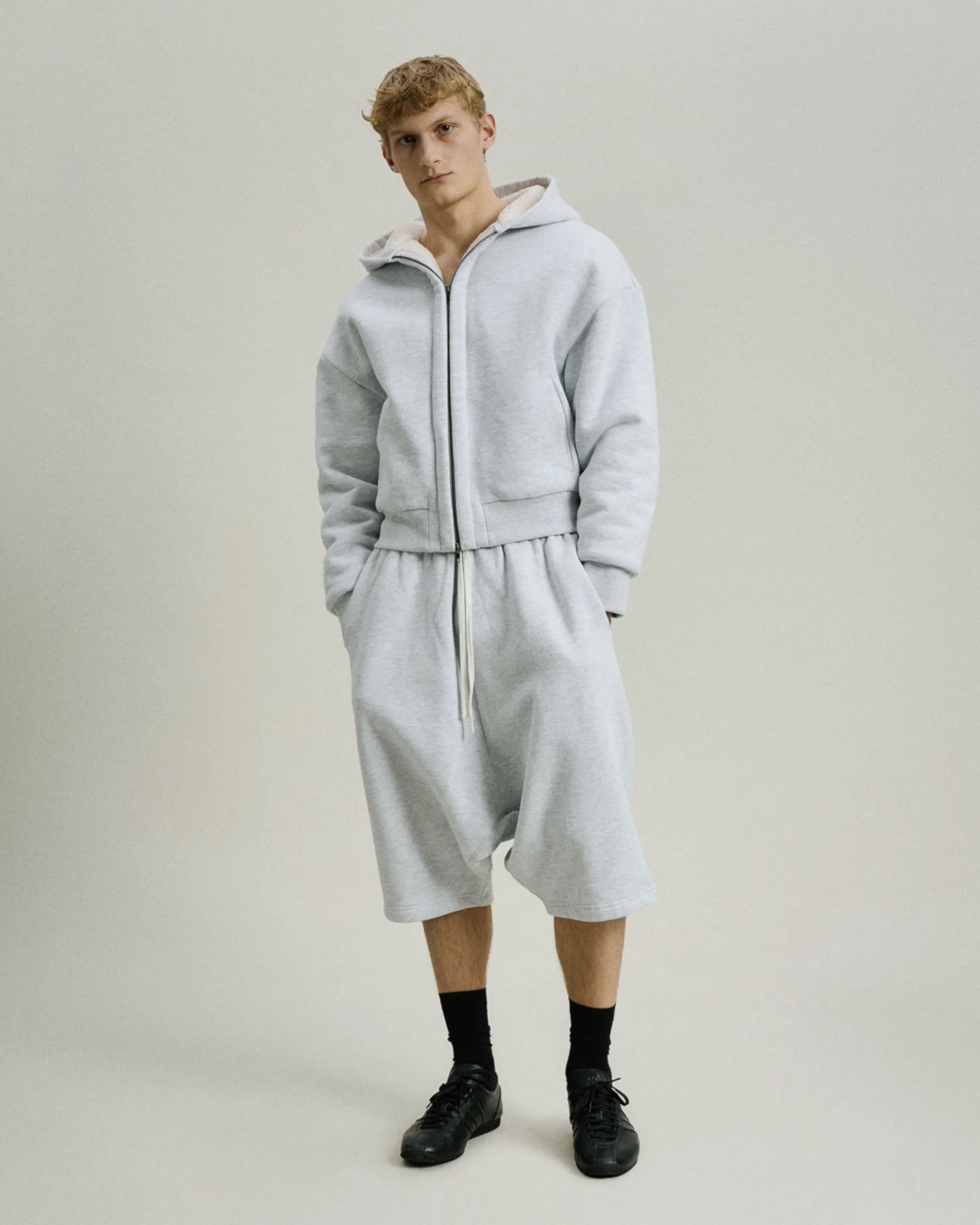 Drop Short Heather Grey - Image 1