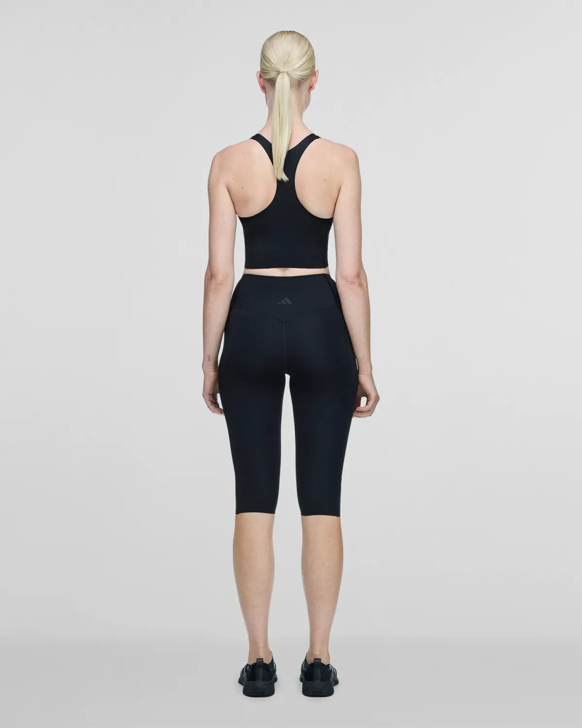 Optime Training Capri Leggings Black - Image 6