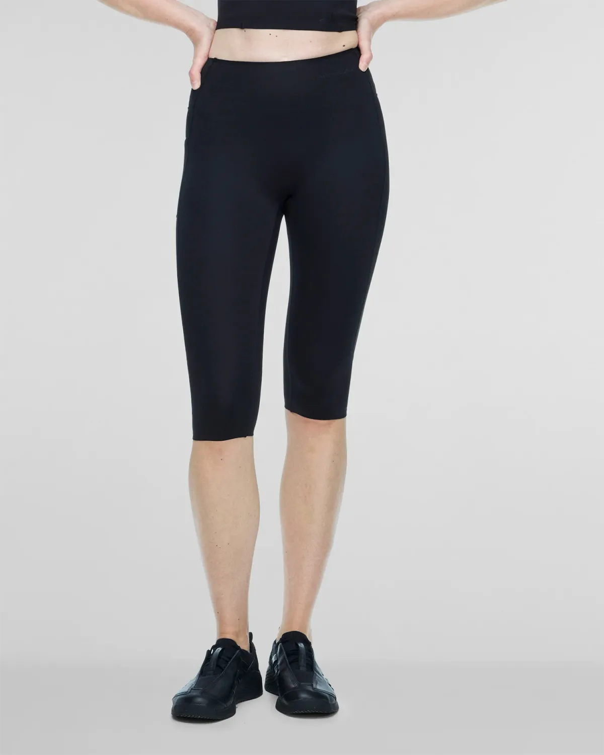 Optime Training Capri Leggings Black - Image 2