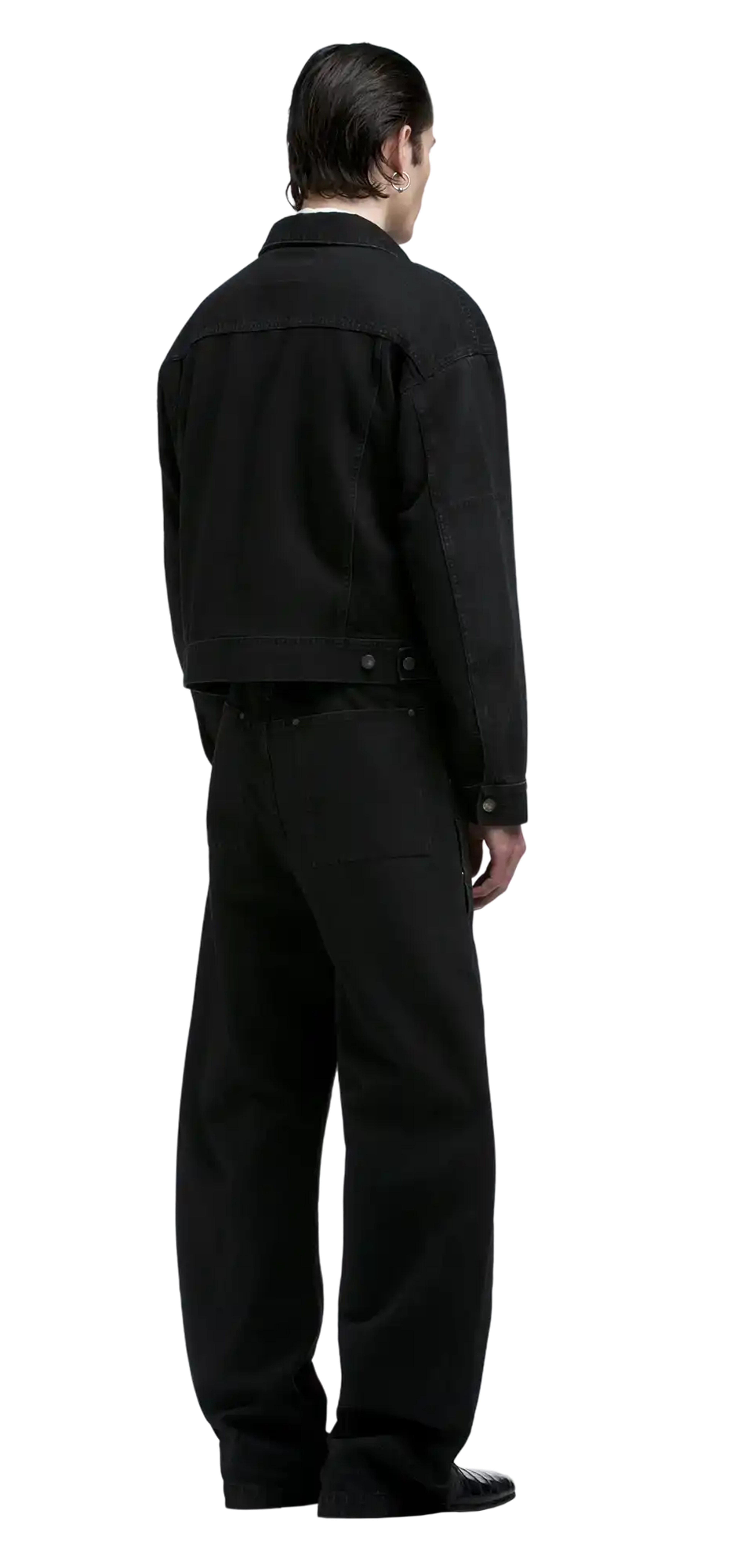 gem denim jacket magnetite - entire studios
