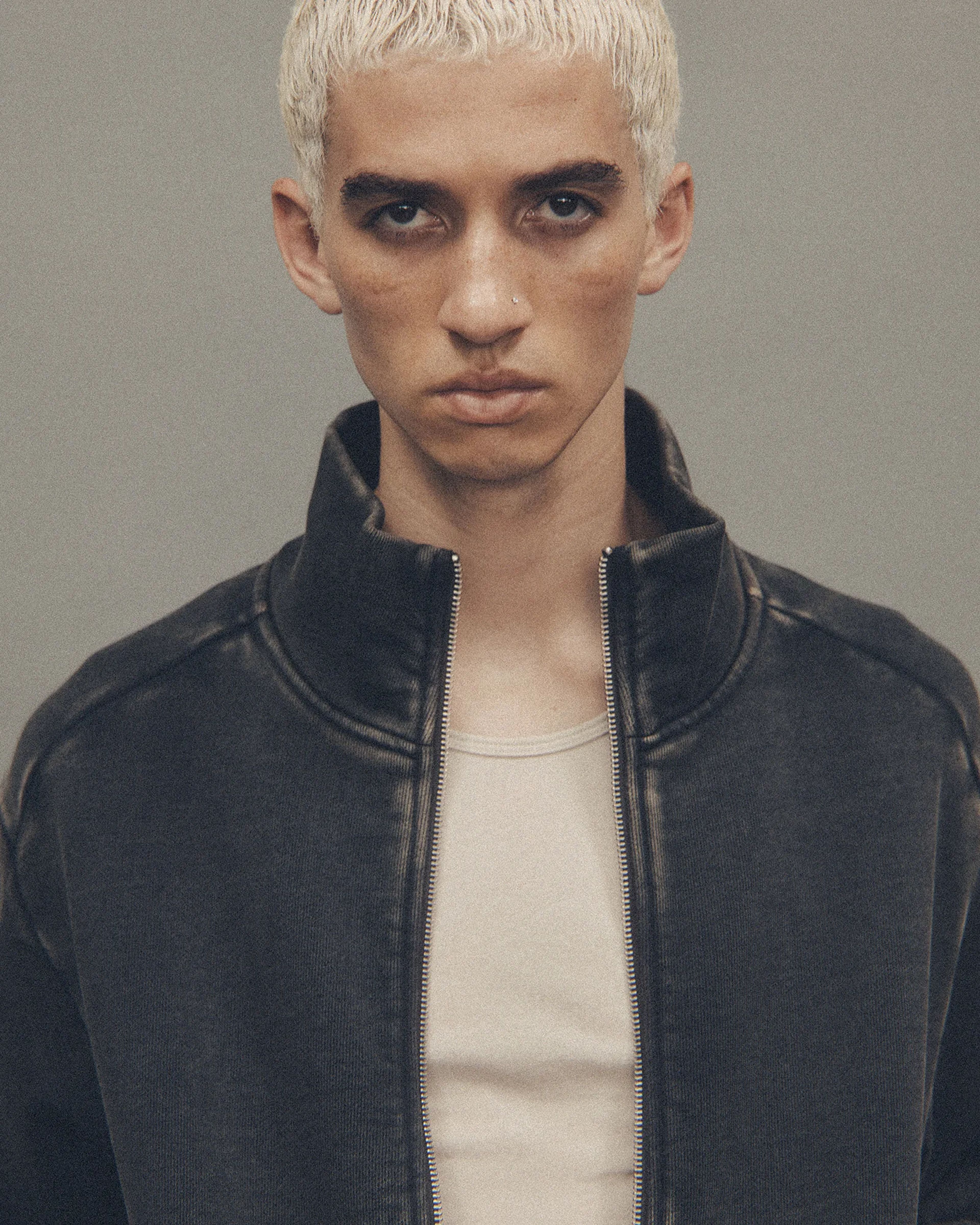 Standard Track Jacket Washed Black - Image 4