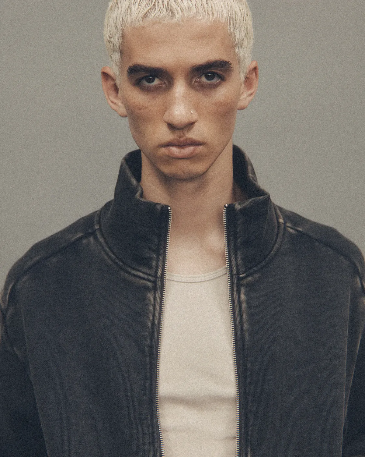 Standard Track Jacket Washed Black - Image 4