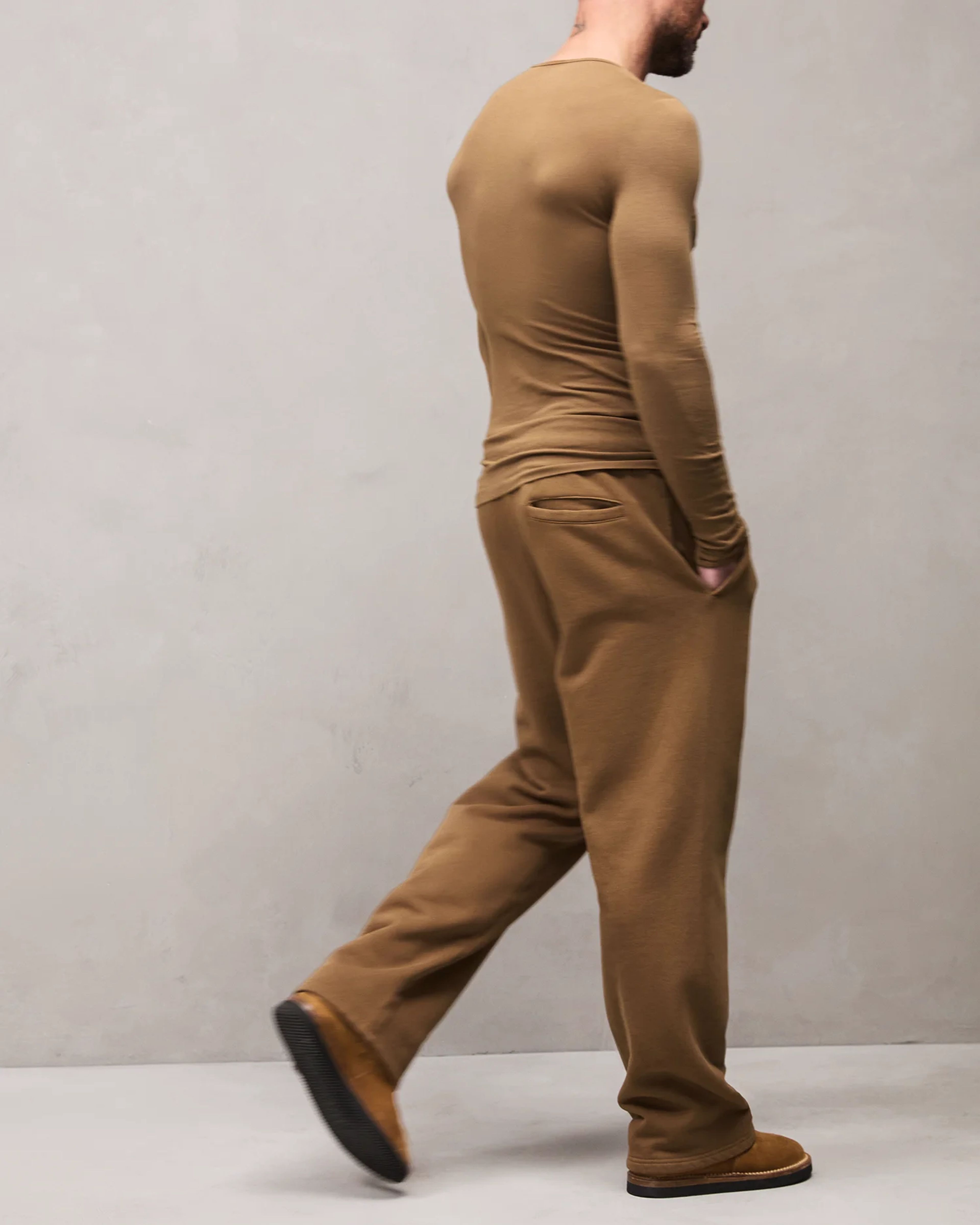 Straight Leg Sweatpant Dune - Image 4