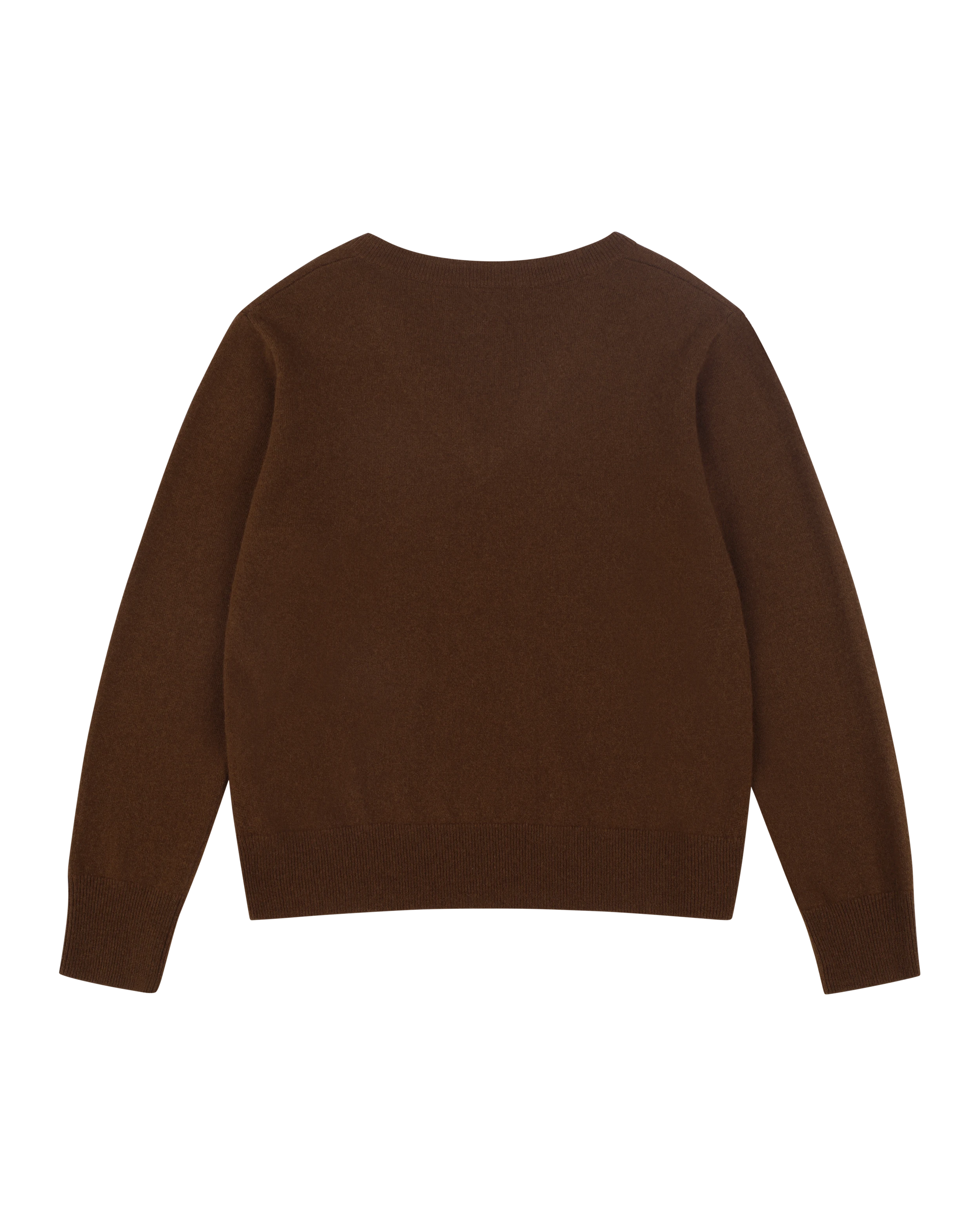 Knit V Neck Cedar - Image 7