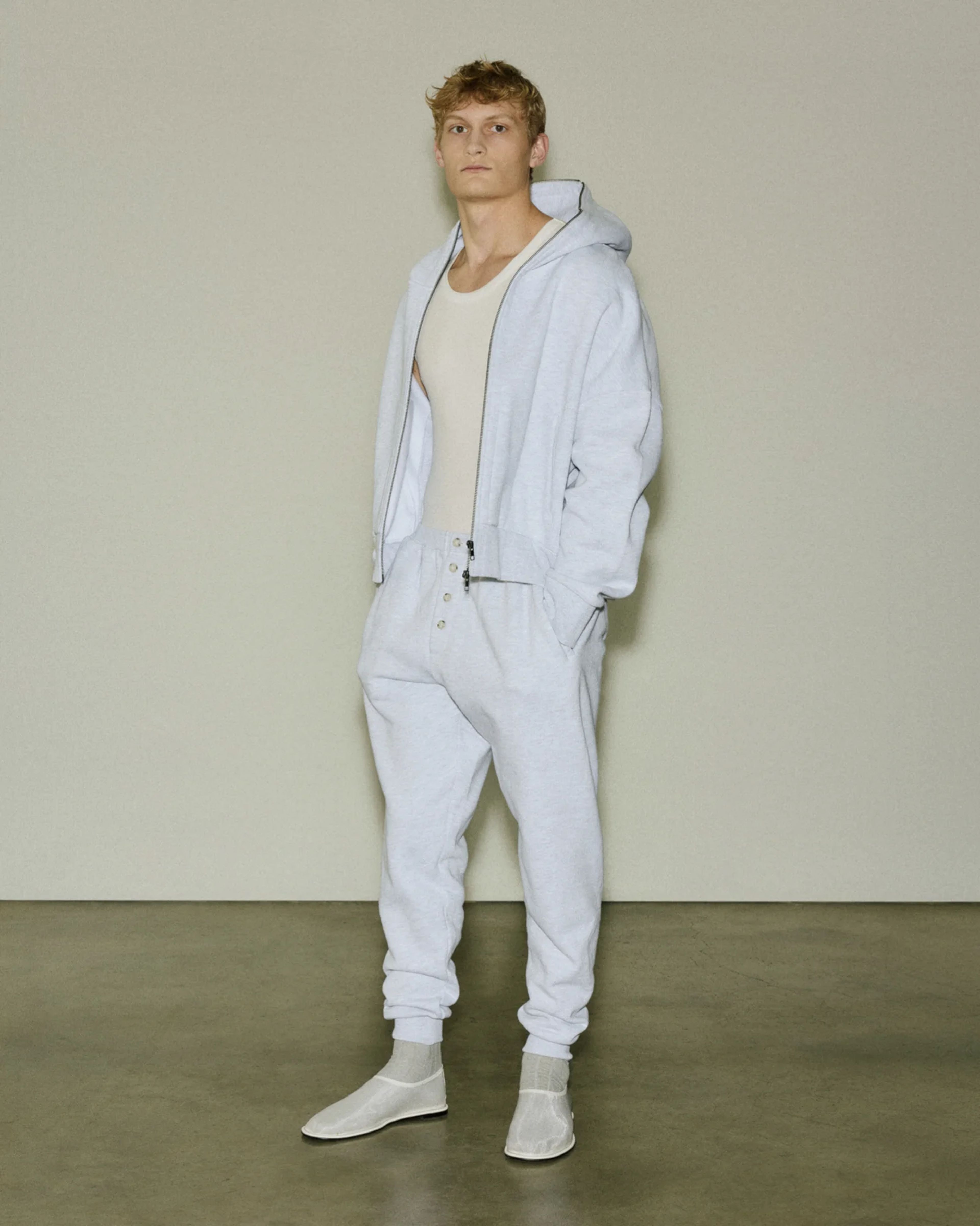 Cadet Sweat Heather Grey - Image 2