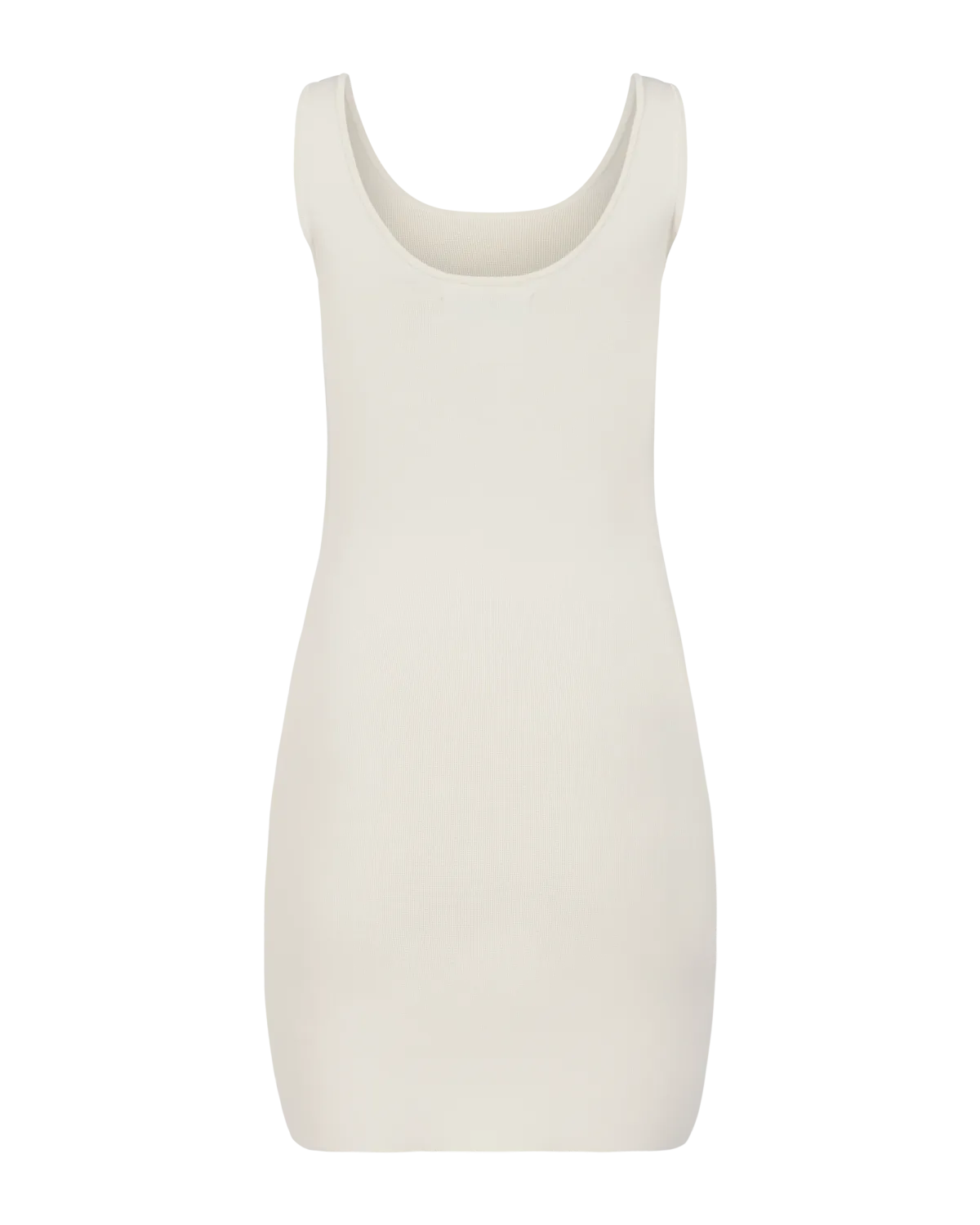 Square Neck Knit Mini Off White - Image 6