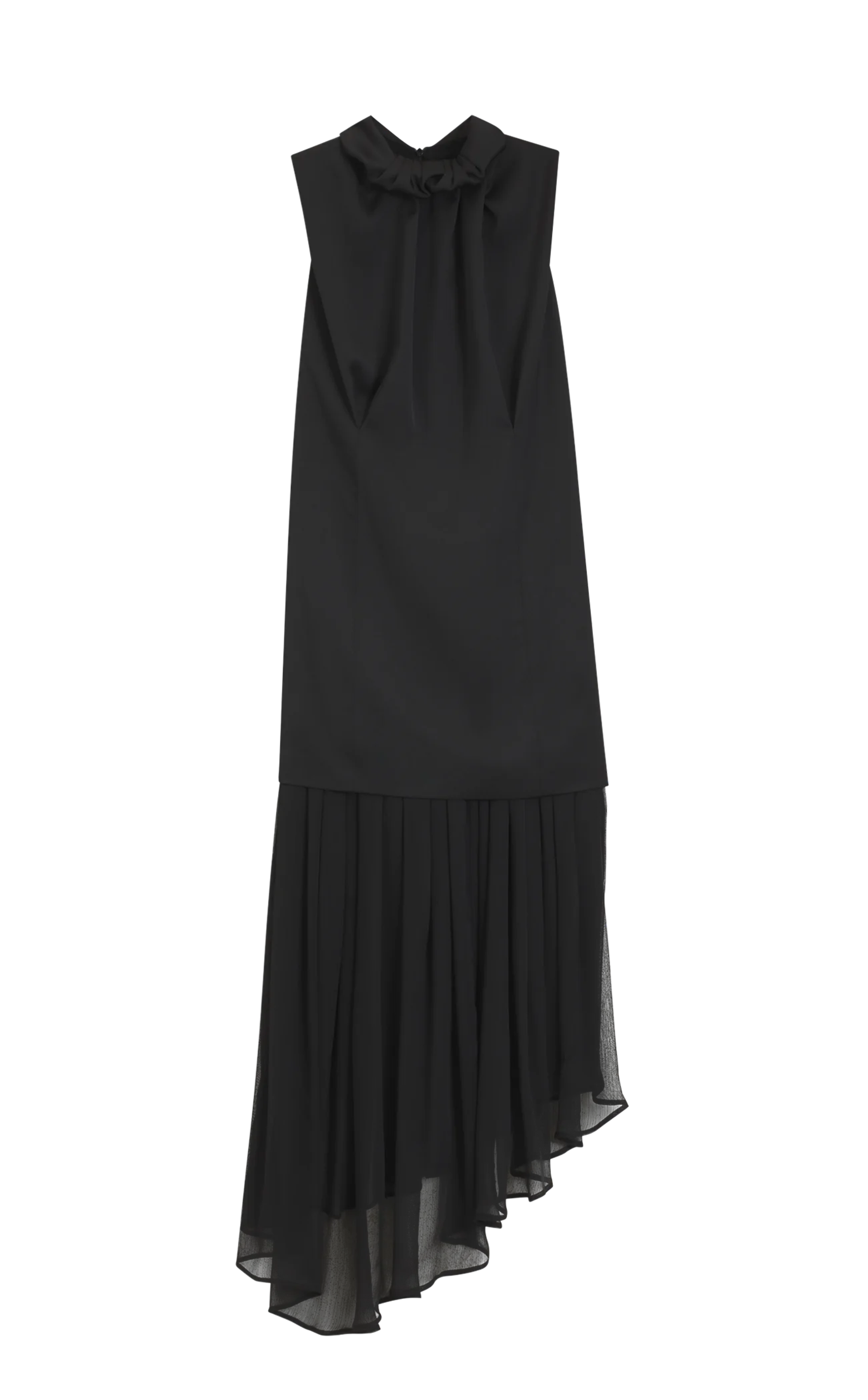 hugo-x-entire-studios-satin-and-chiffon-dress garment view
