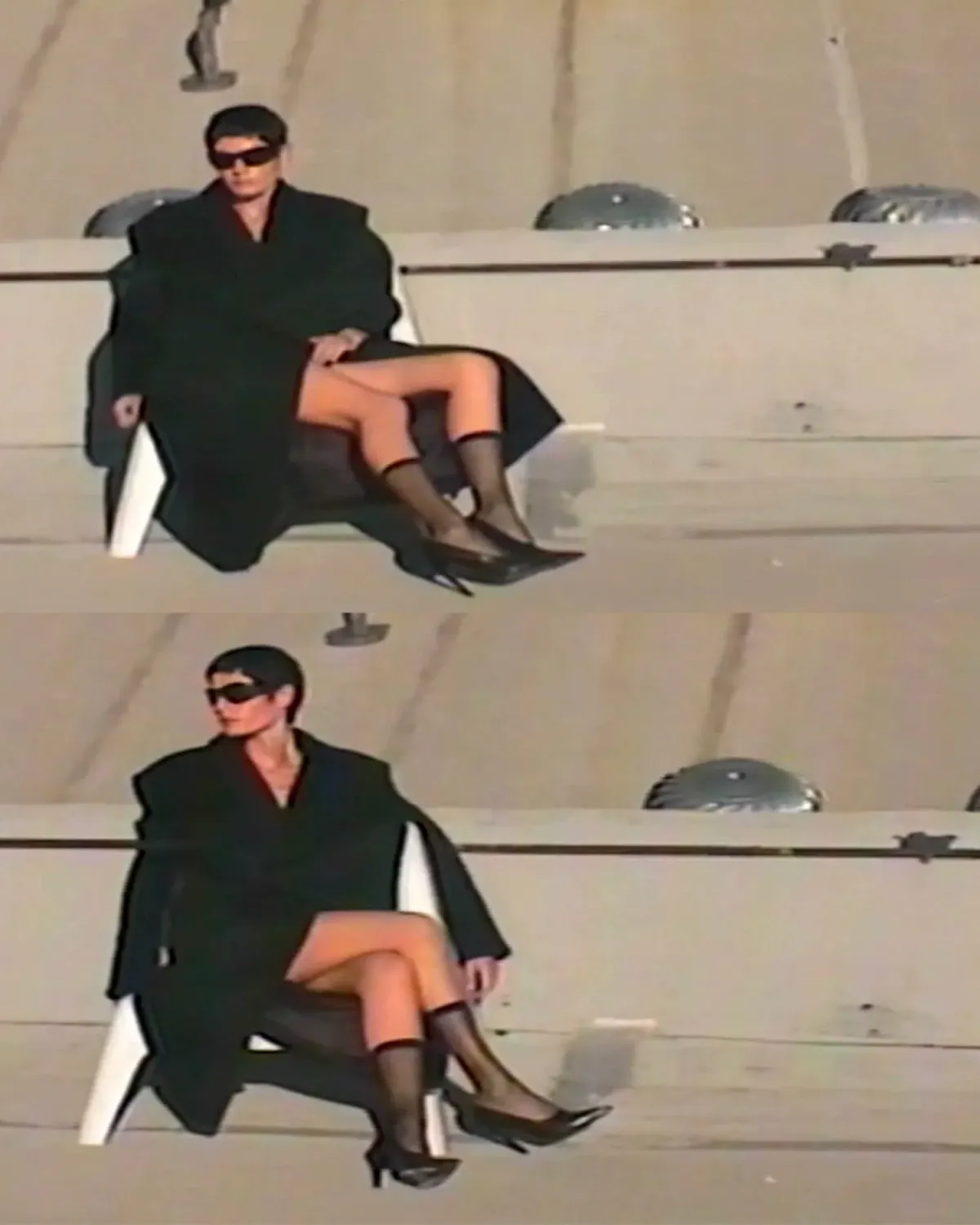 Dual Tailored Coat Black - Image 2