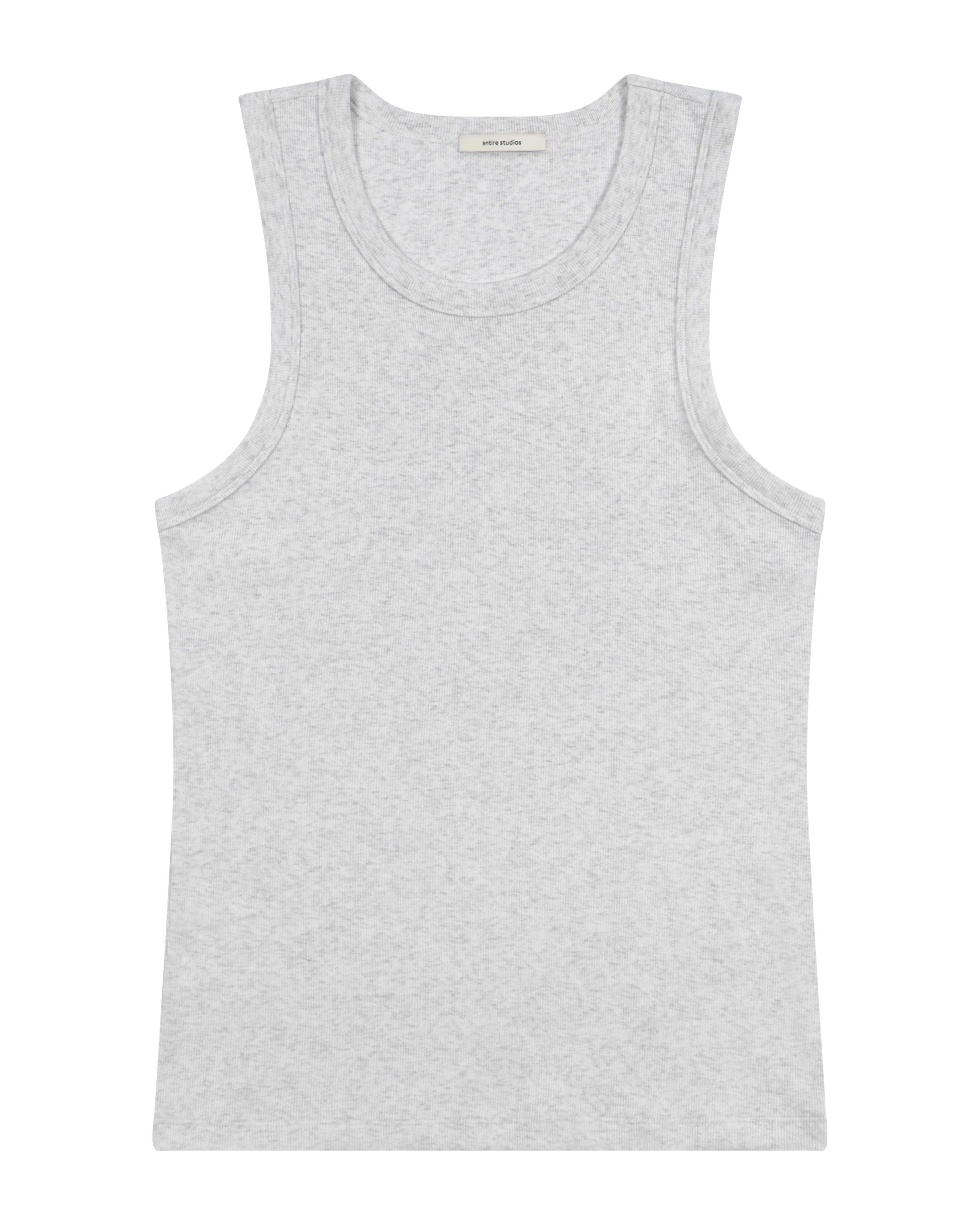 Rib Tank Heather Grey - Image 4
