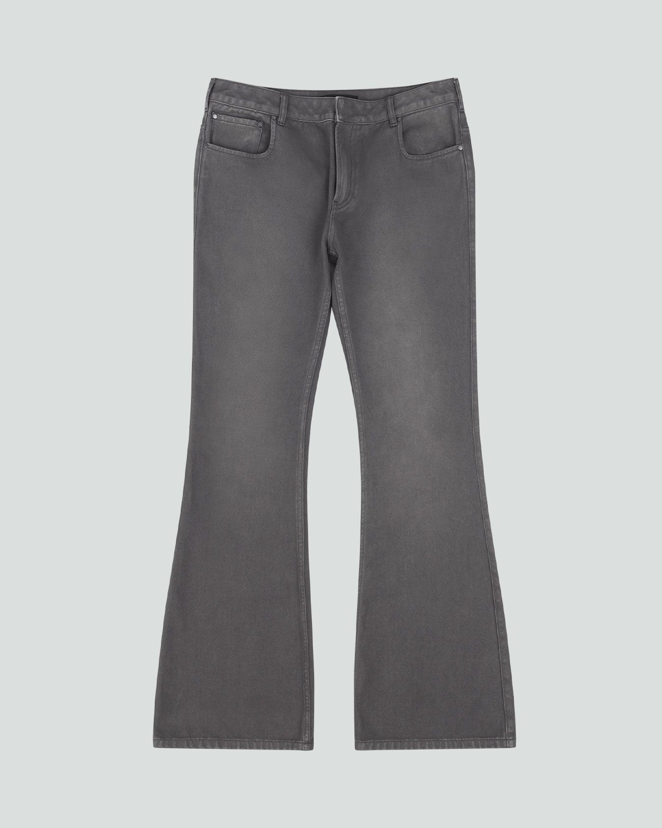 slim flared jeans stone light - entire studios