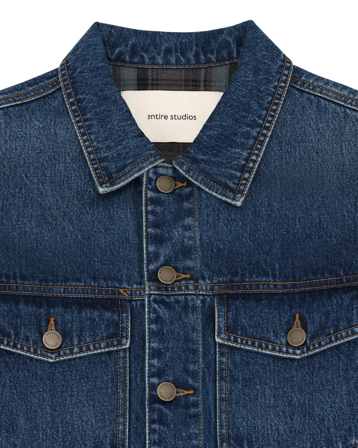 Classic Denim Jacket Mid Blue - Image 6