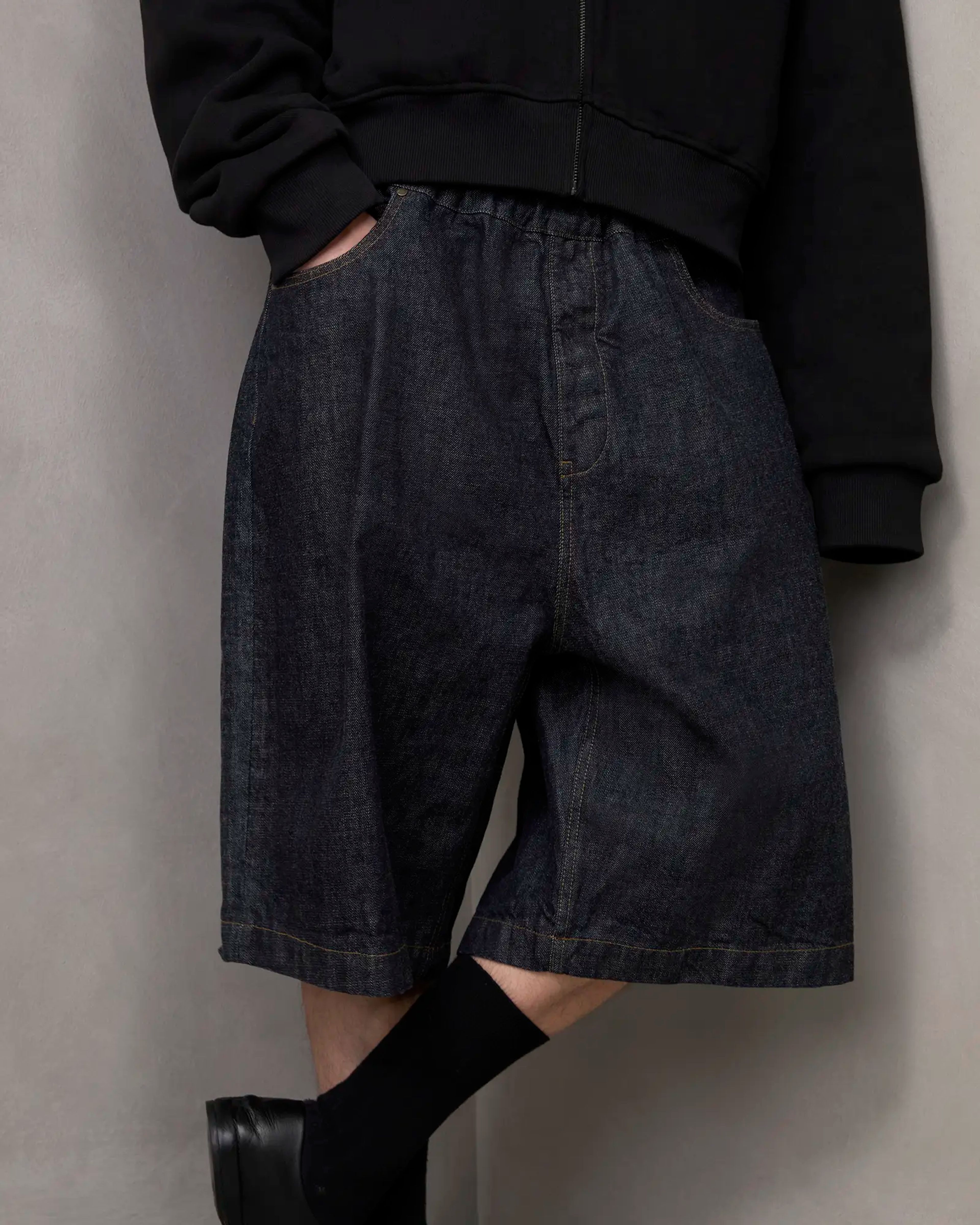 Spar Shorts Raw Indigo - Image 1