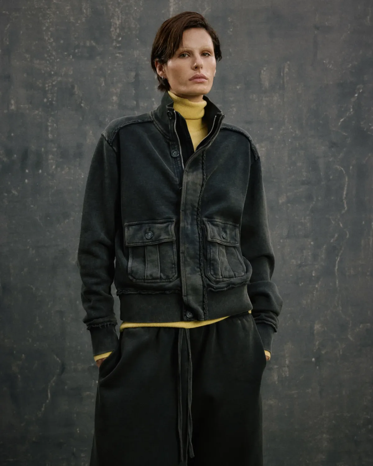 Supply Track Jacket Washed Black - Image 4