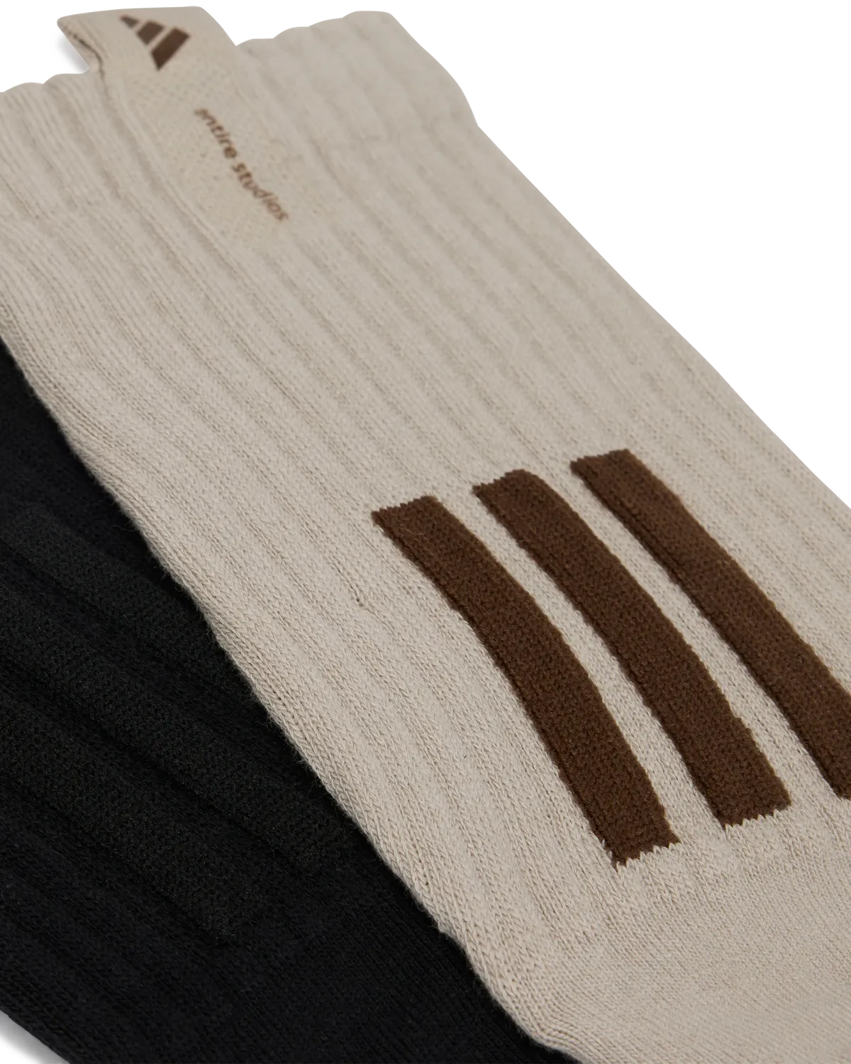 Regular Socks 2-Pair-Socks Black/Light Brown - Image 4
