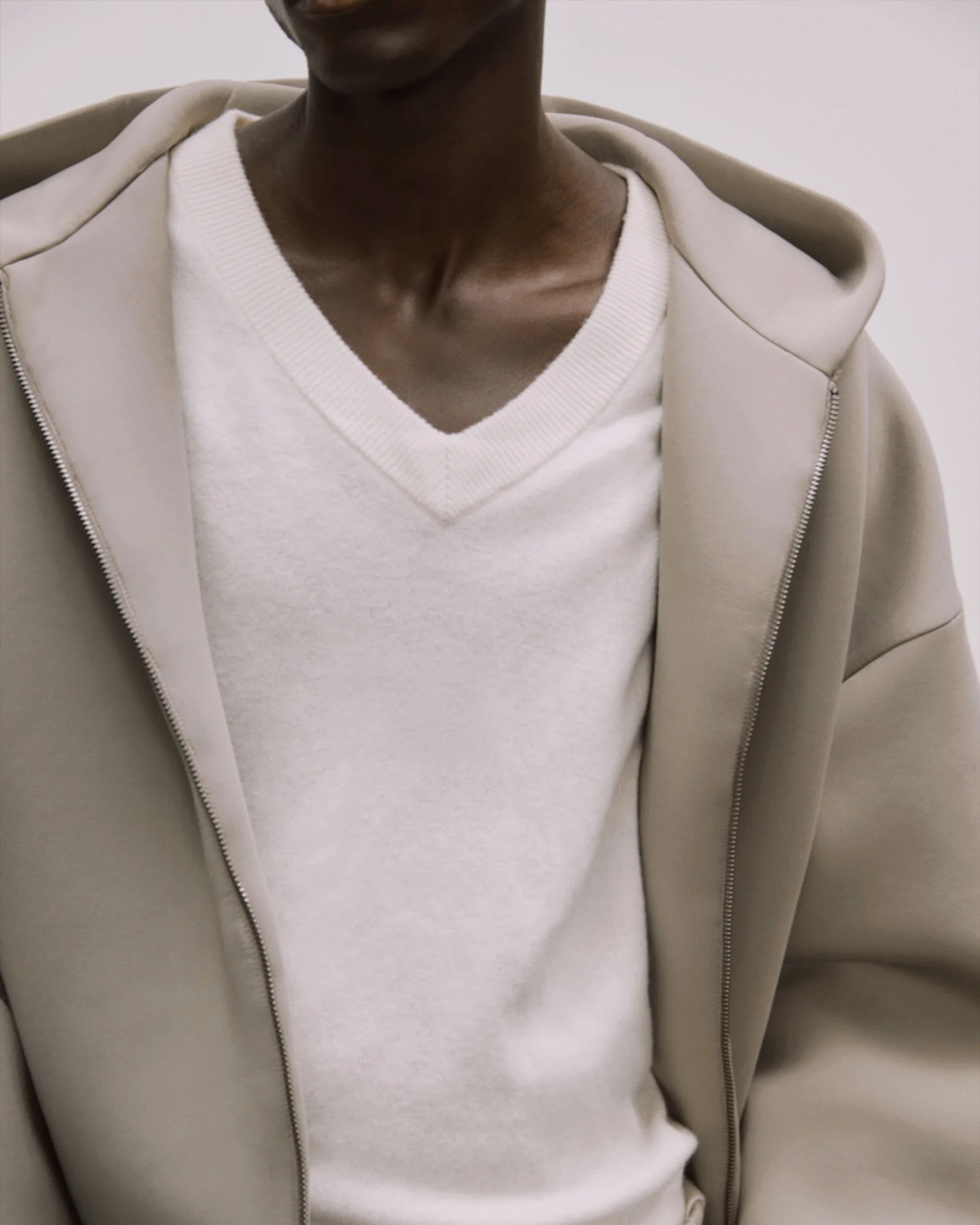 Scuba Zip Hood Clay - Image 4