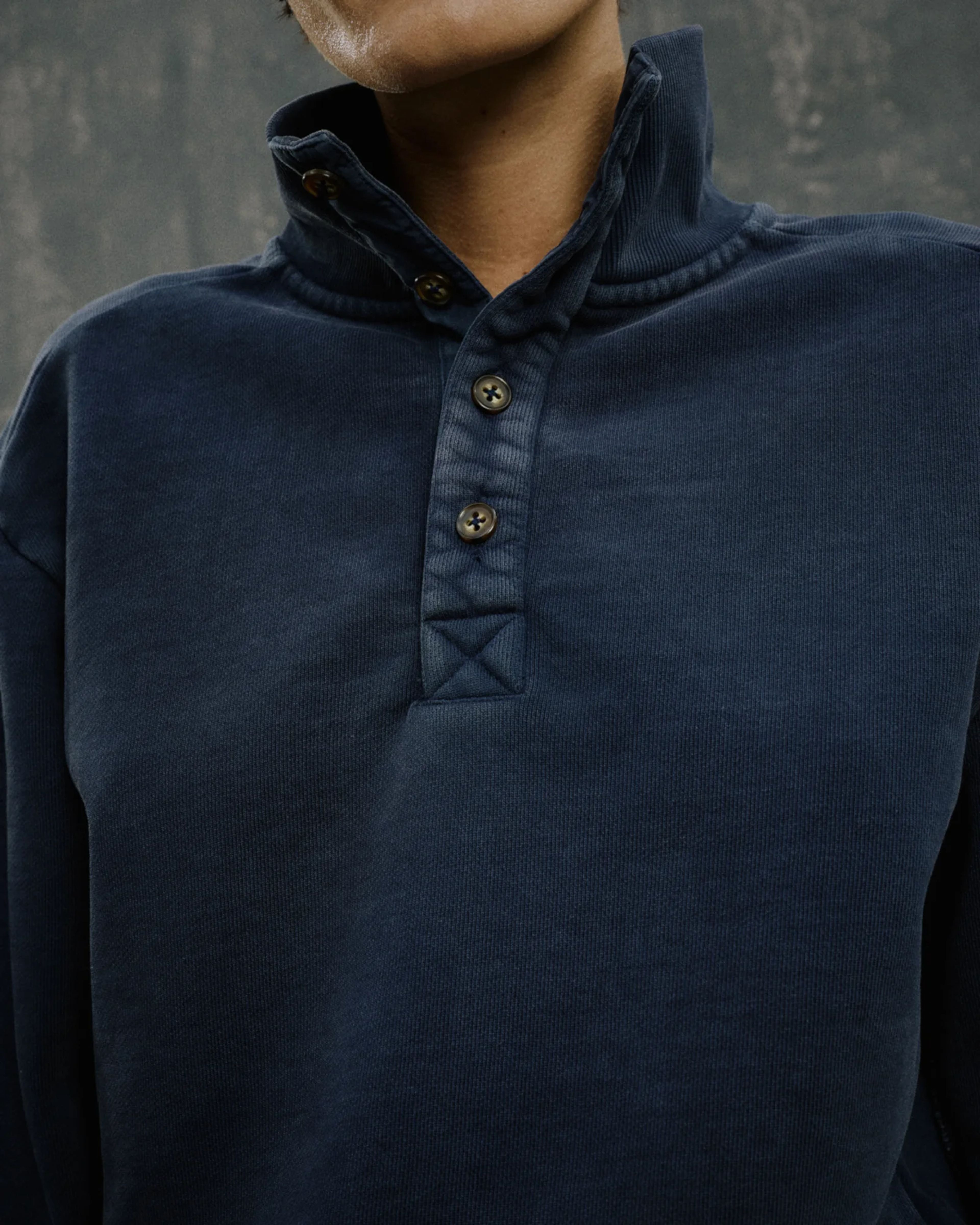 Port Pullover Salted Navy - Image 5