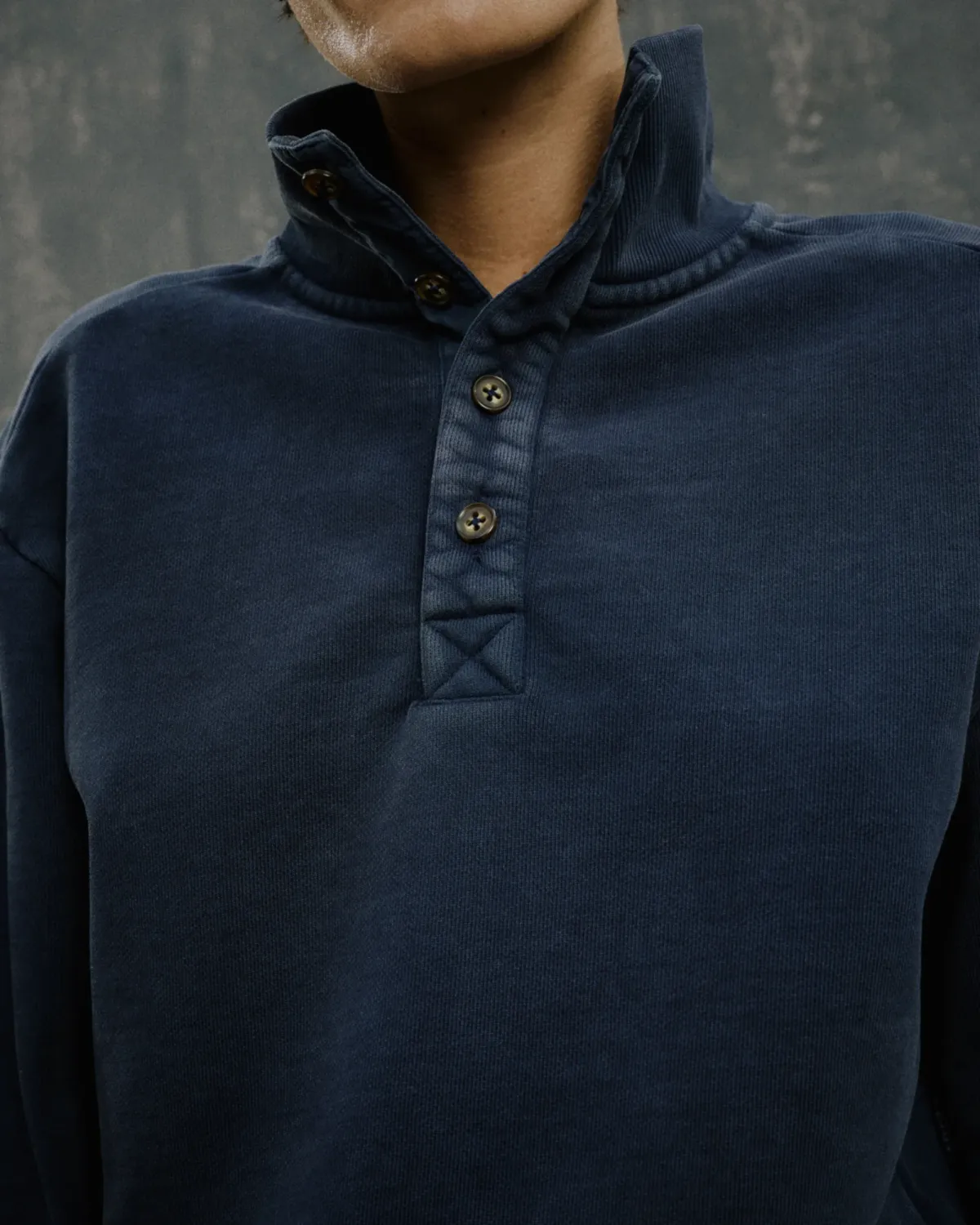 Port Pullover Salted Navy - Image 5