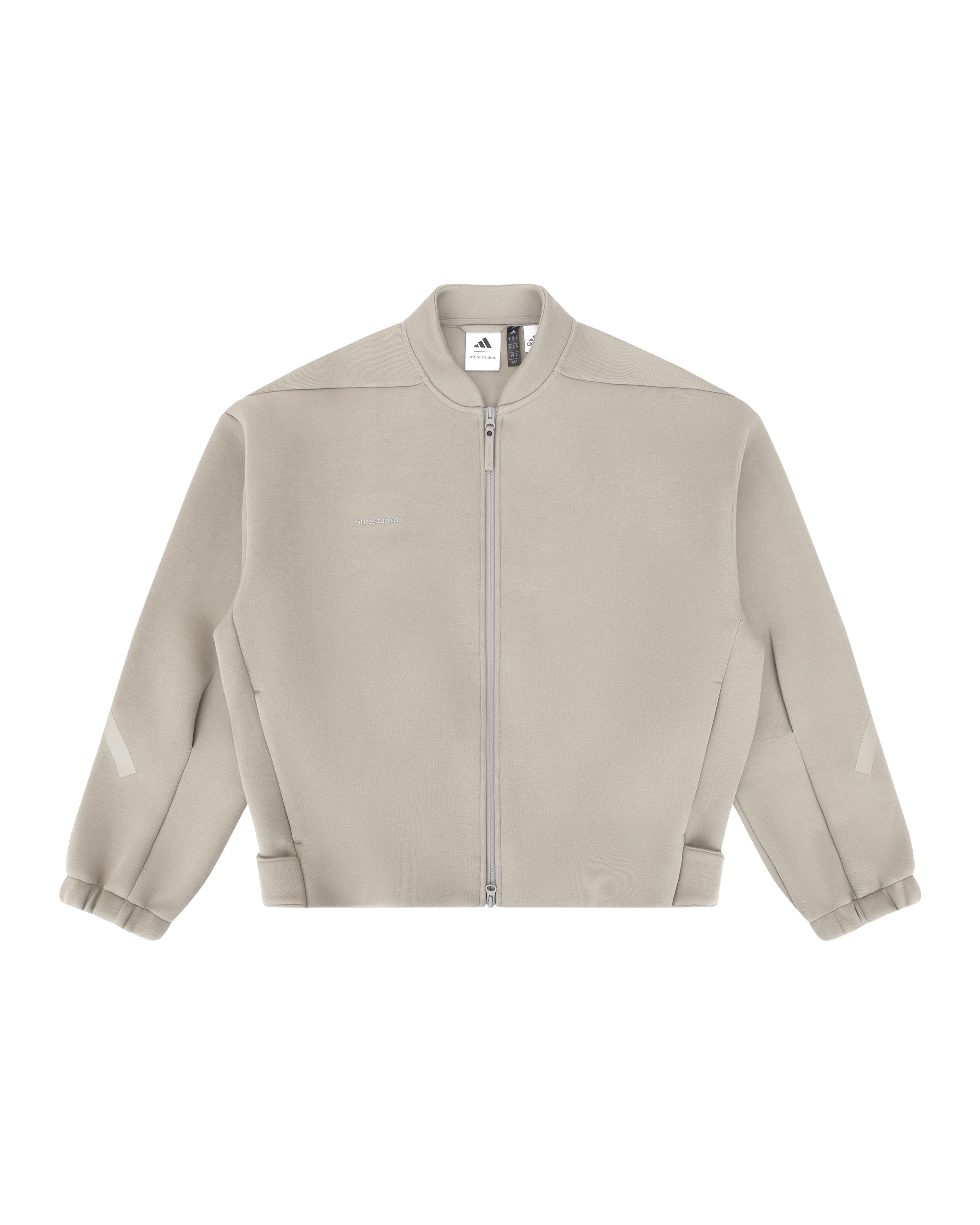 Z.N.E. Full Zip Knit Beige/Khaki - Image 5