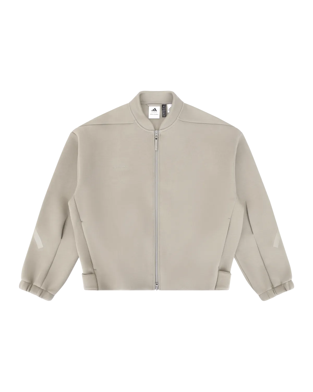 Z.N.E. Full Zip Knit Putty Beige - Image 5