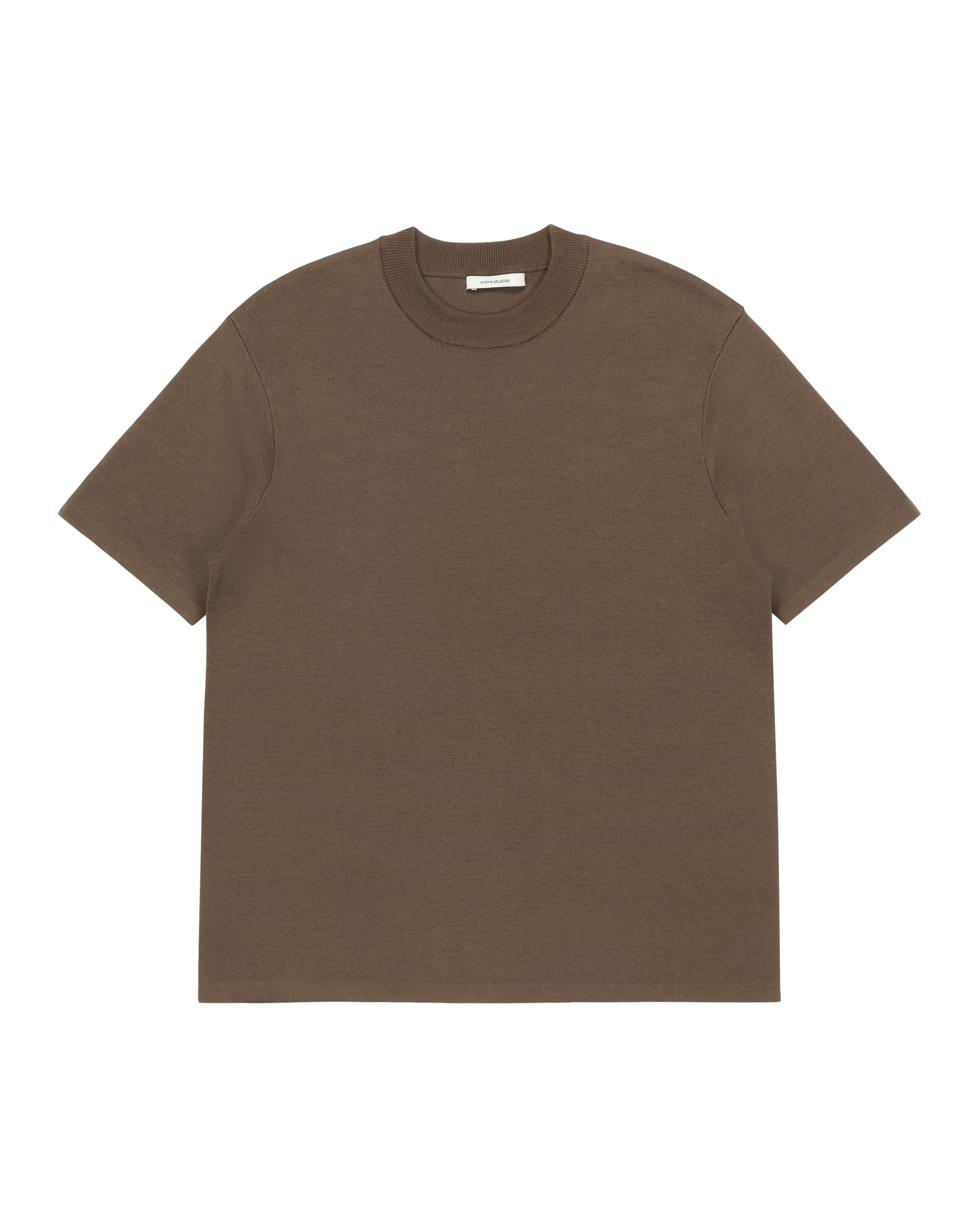 Slim Knit Tee Light Brown - Image 6