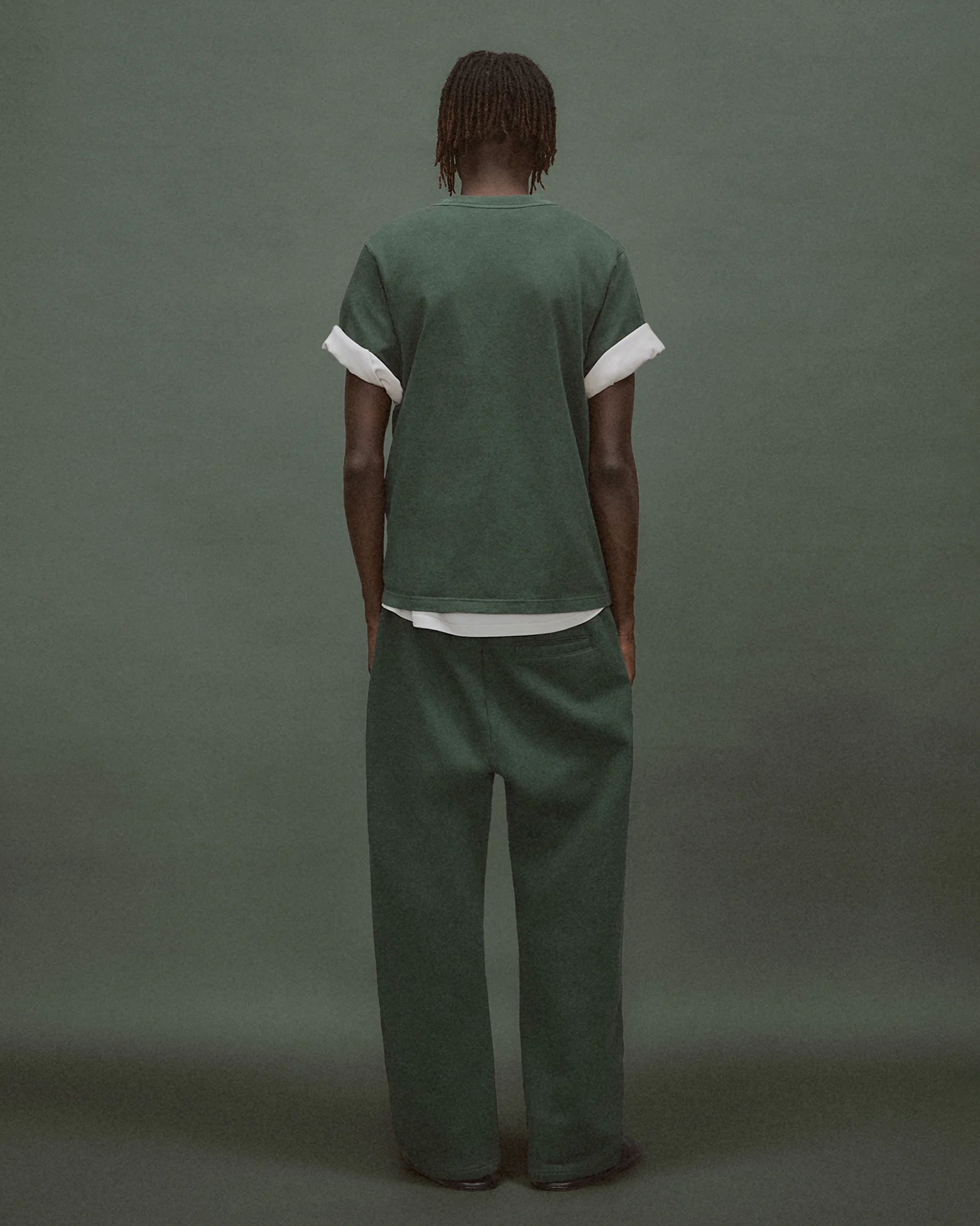 Straight Leg Sweatpant College Green - Image 3