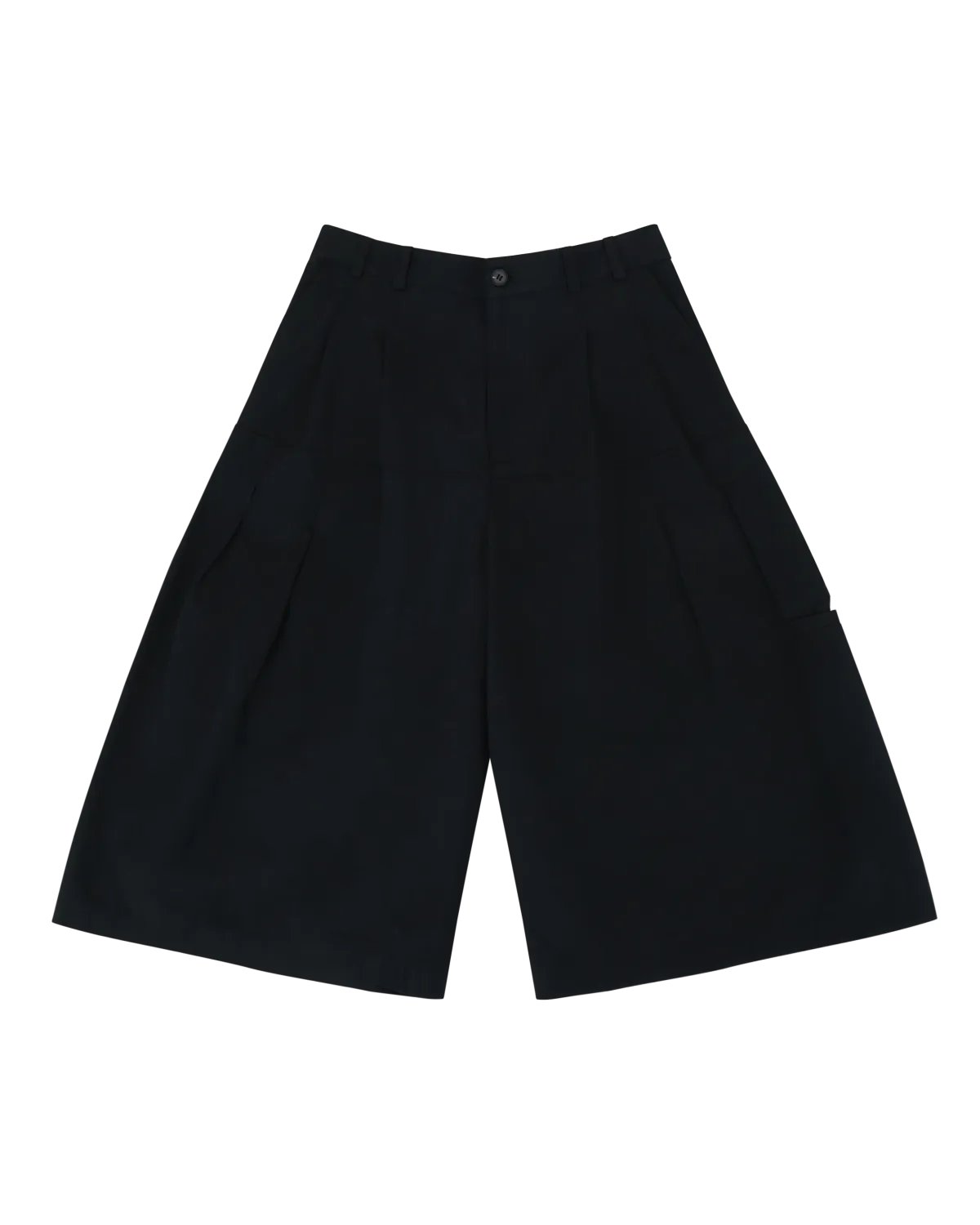 Cloak Short Black Cotton - Image 3