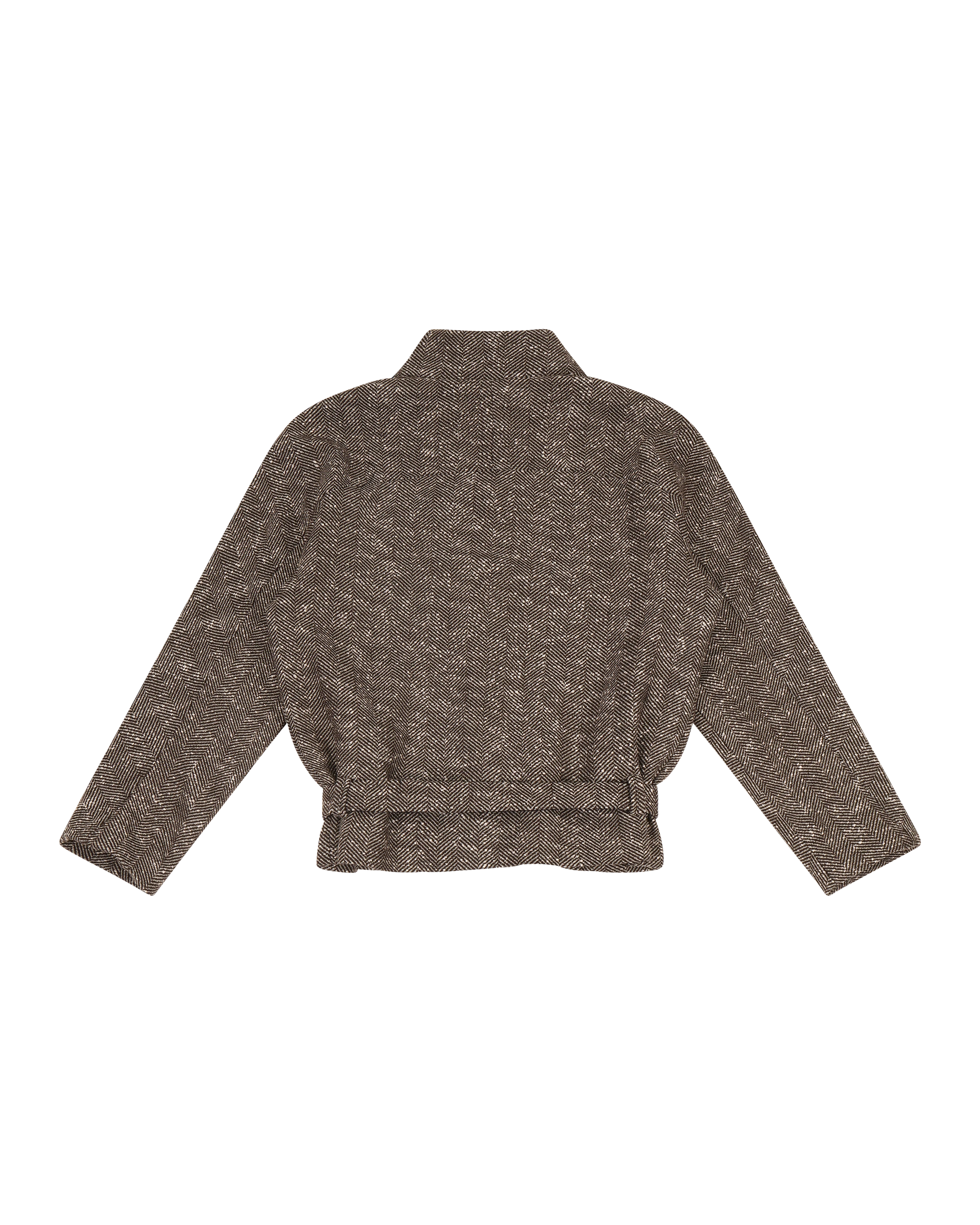 Contrast Aviator Jacket Brindle - Image 4