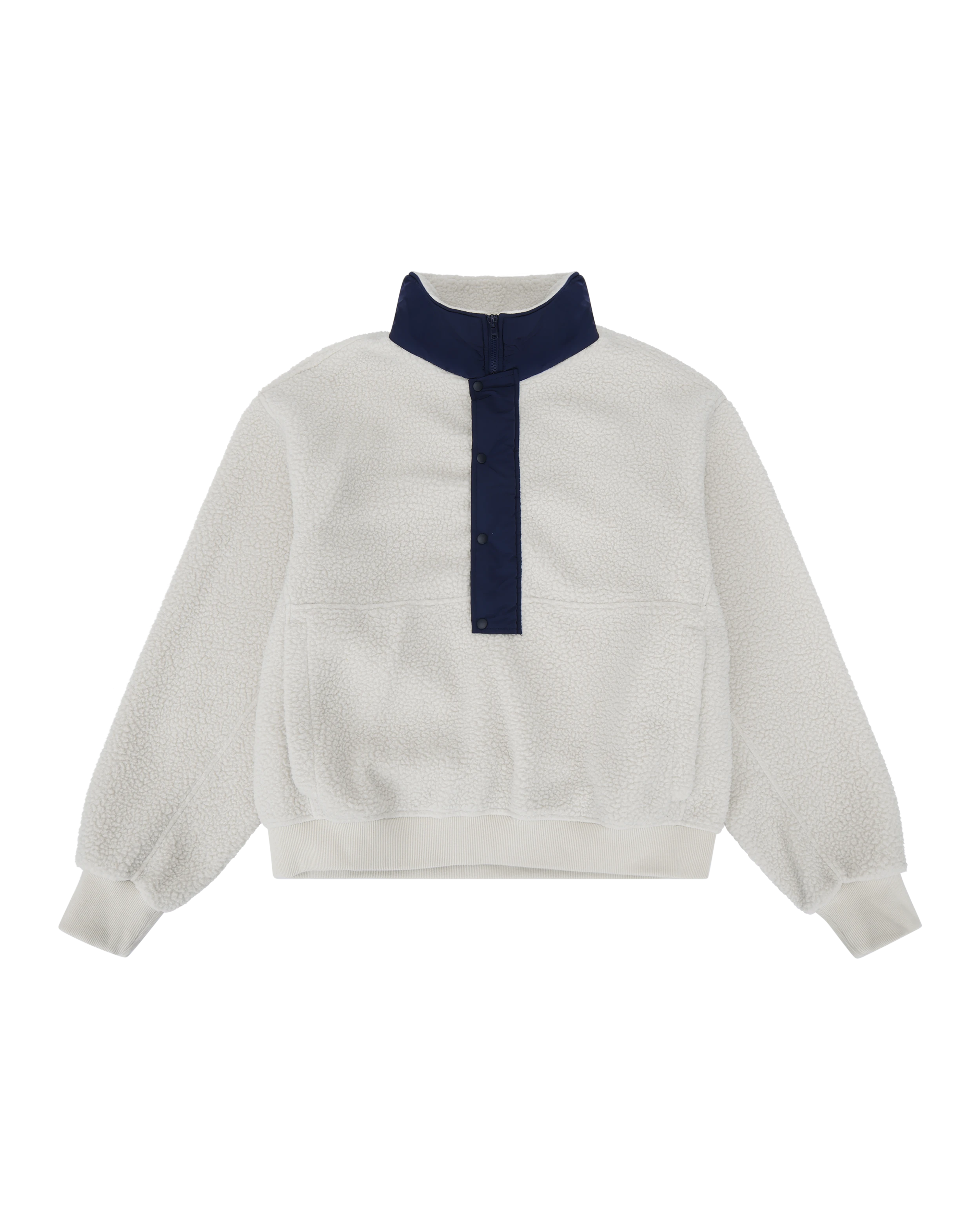 System Half Zip Fleece Bone - Image 5