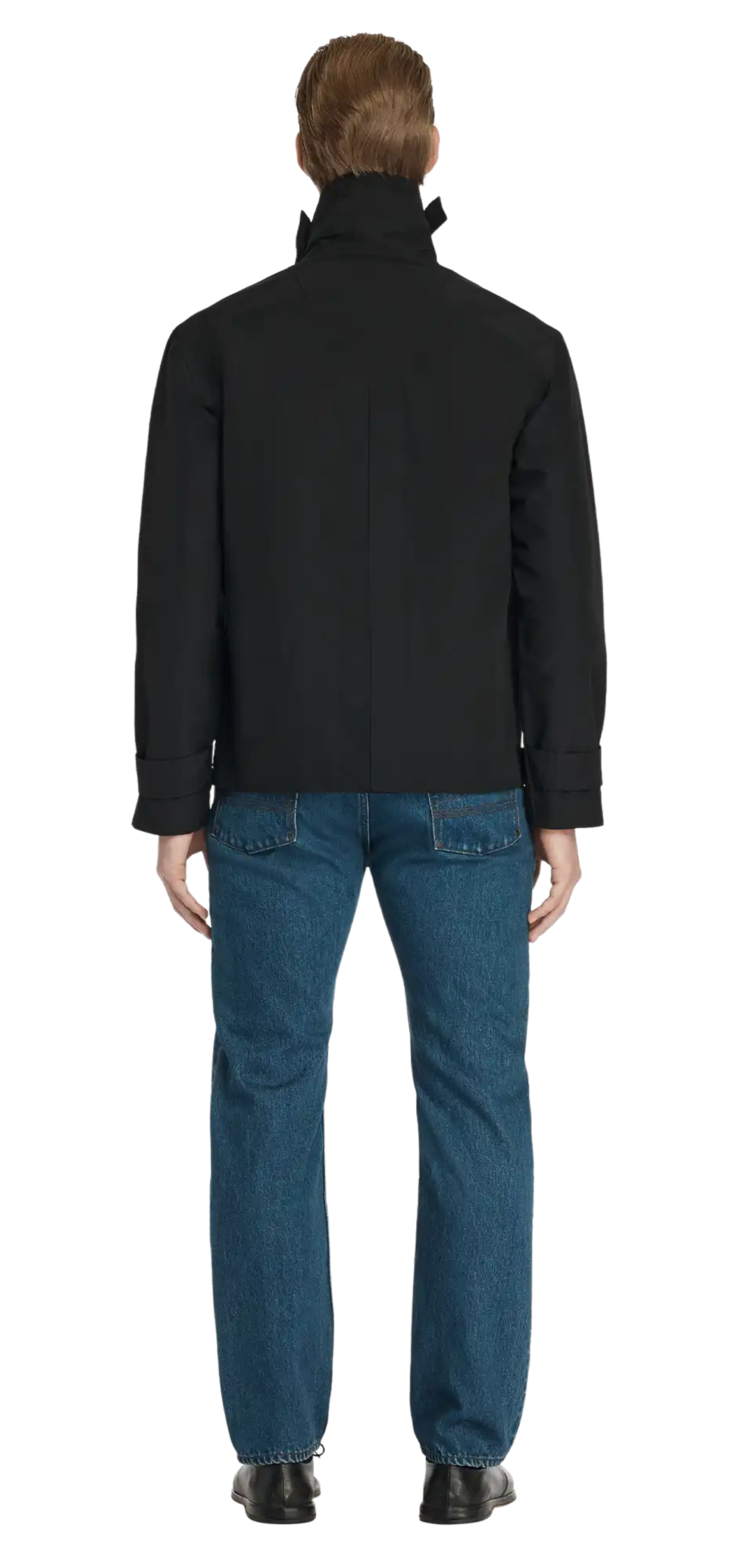 trench jacket black - entire studios