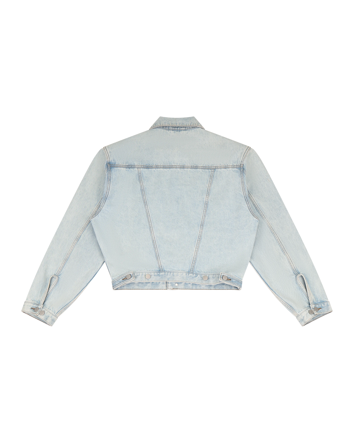 shrunken denim jacket old blue - entire studios