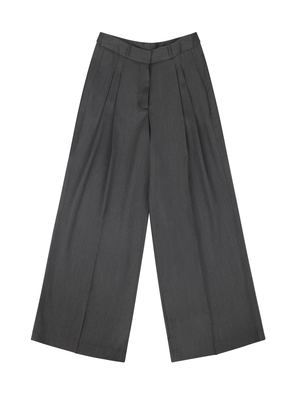 pleated womens pant grey - entire studios display picture 1