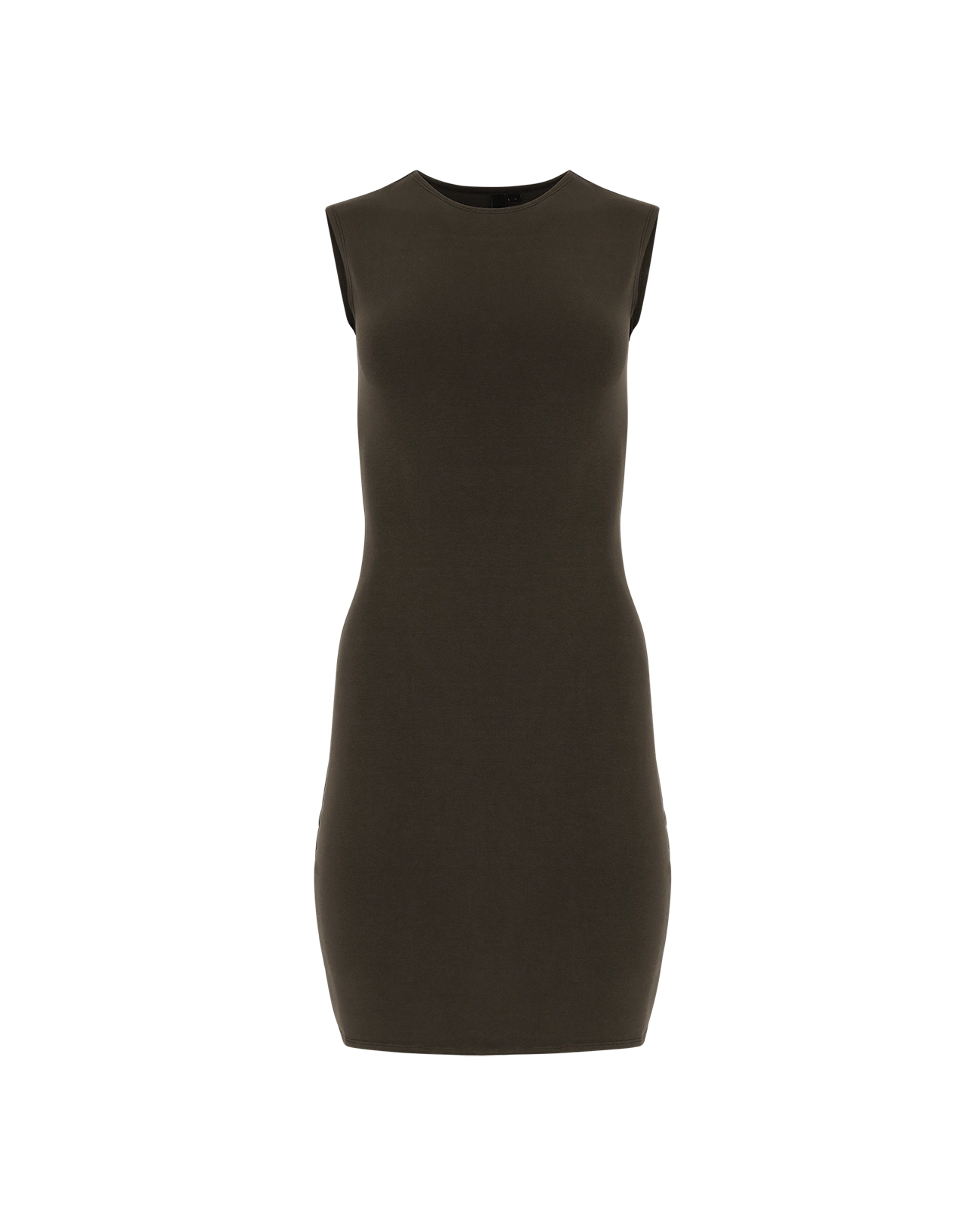 Sleeveless Mini Cotton Spandex Brunette - Image 1