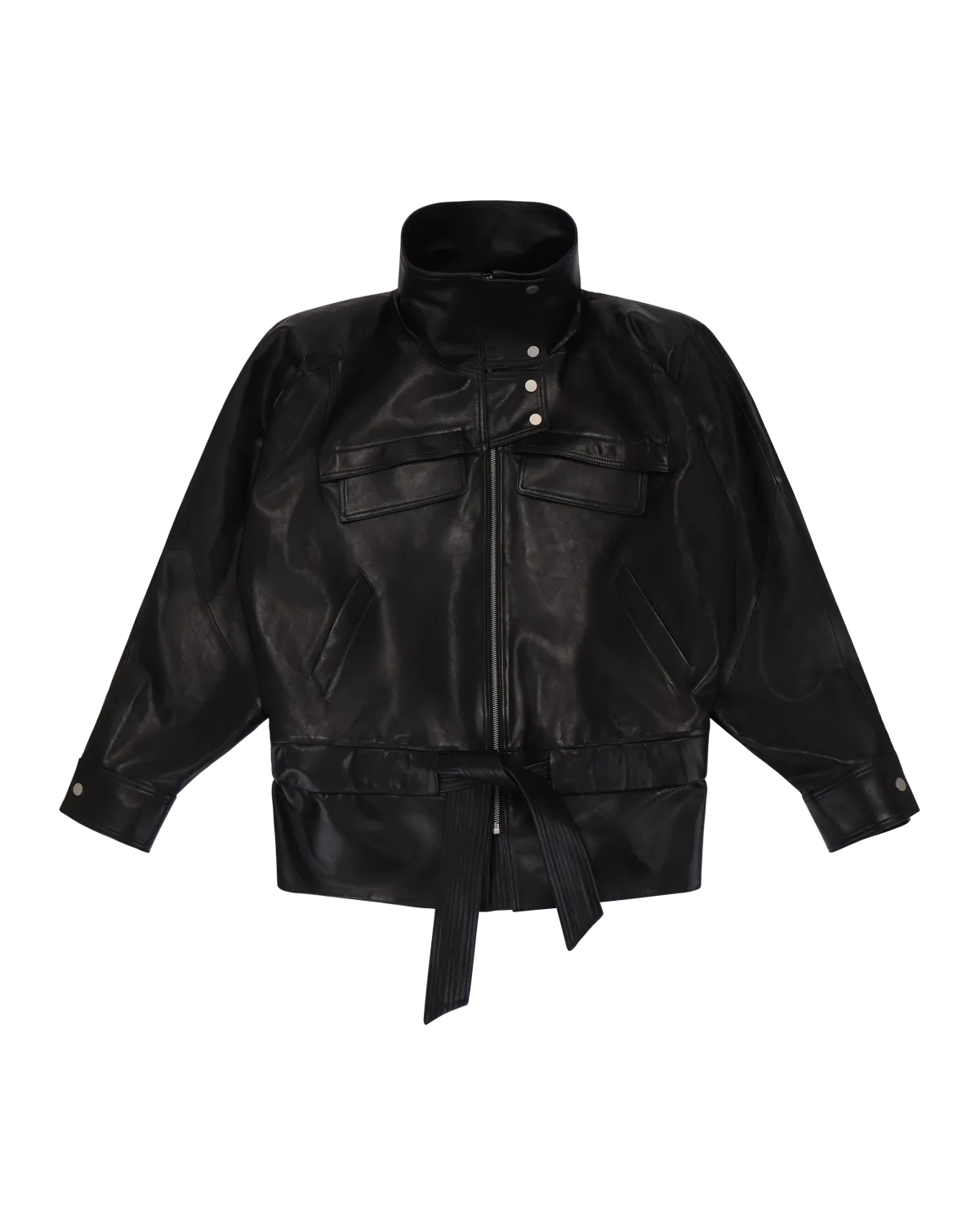 Sol Jacket Black Leather - Image 4