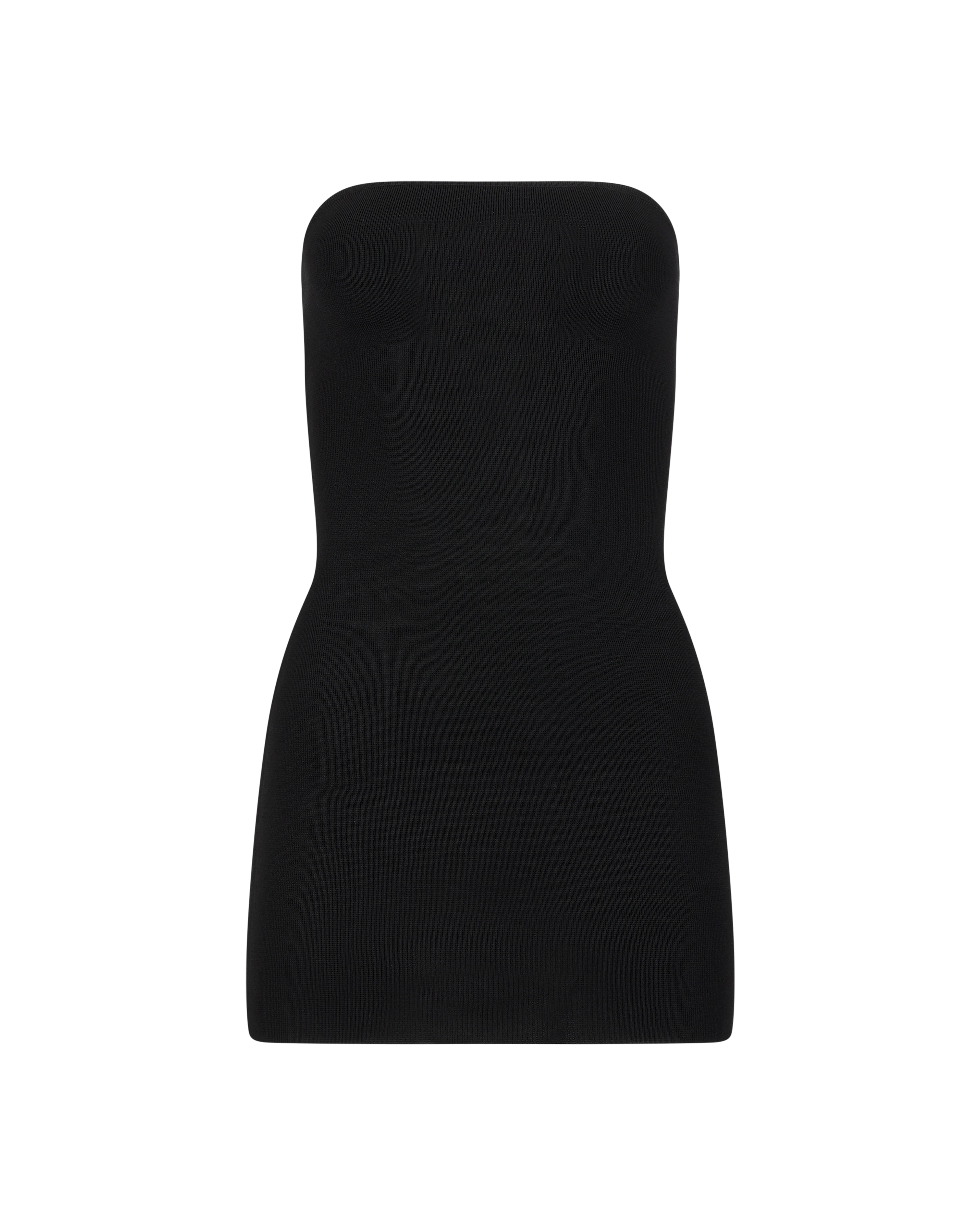 Bandeau Mini Dress Black - Image 3